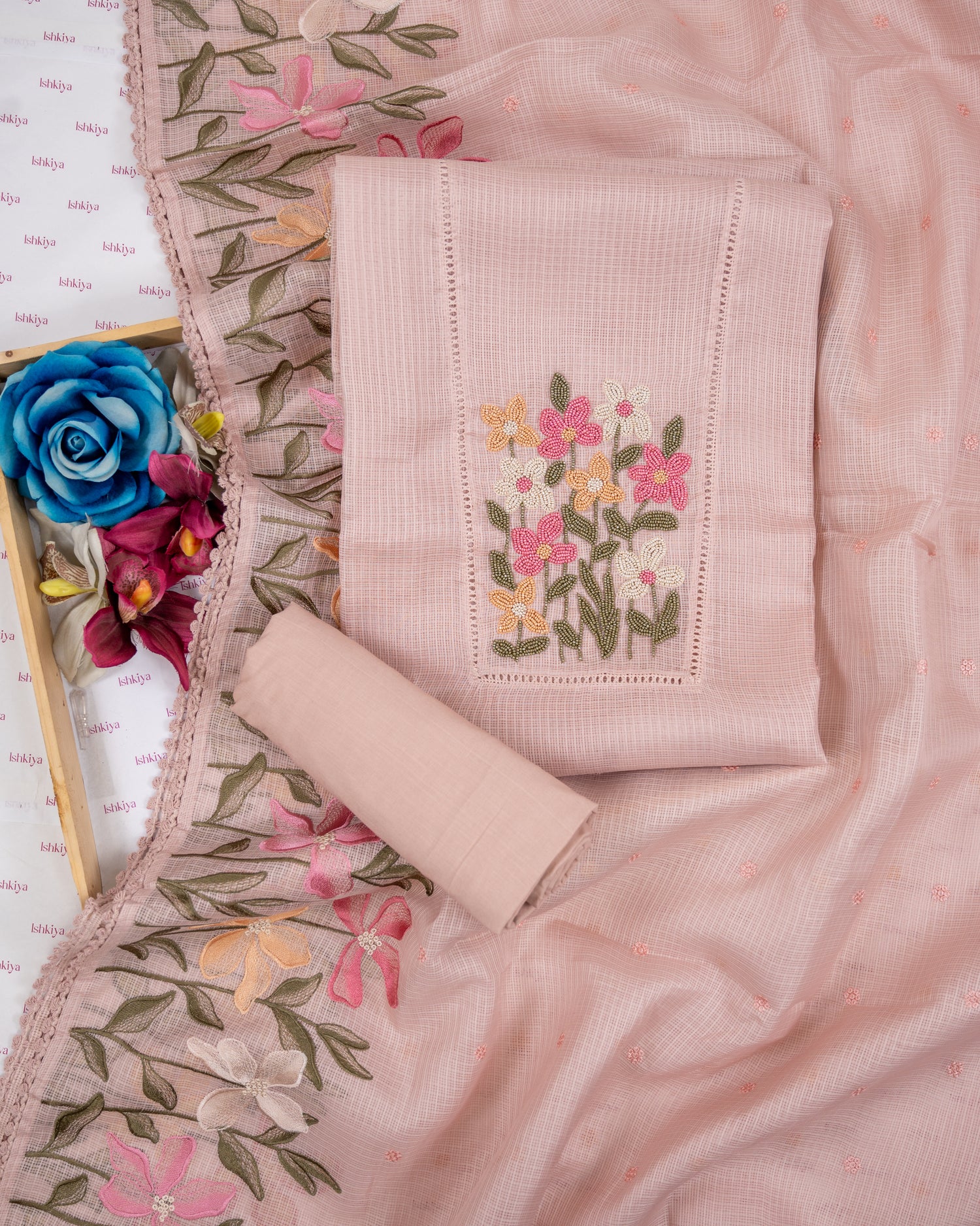 RANG-Unstitched Kota Suit Set
