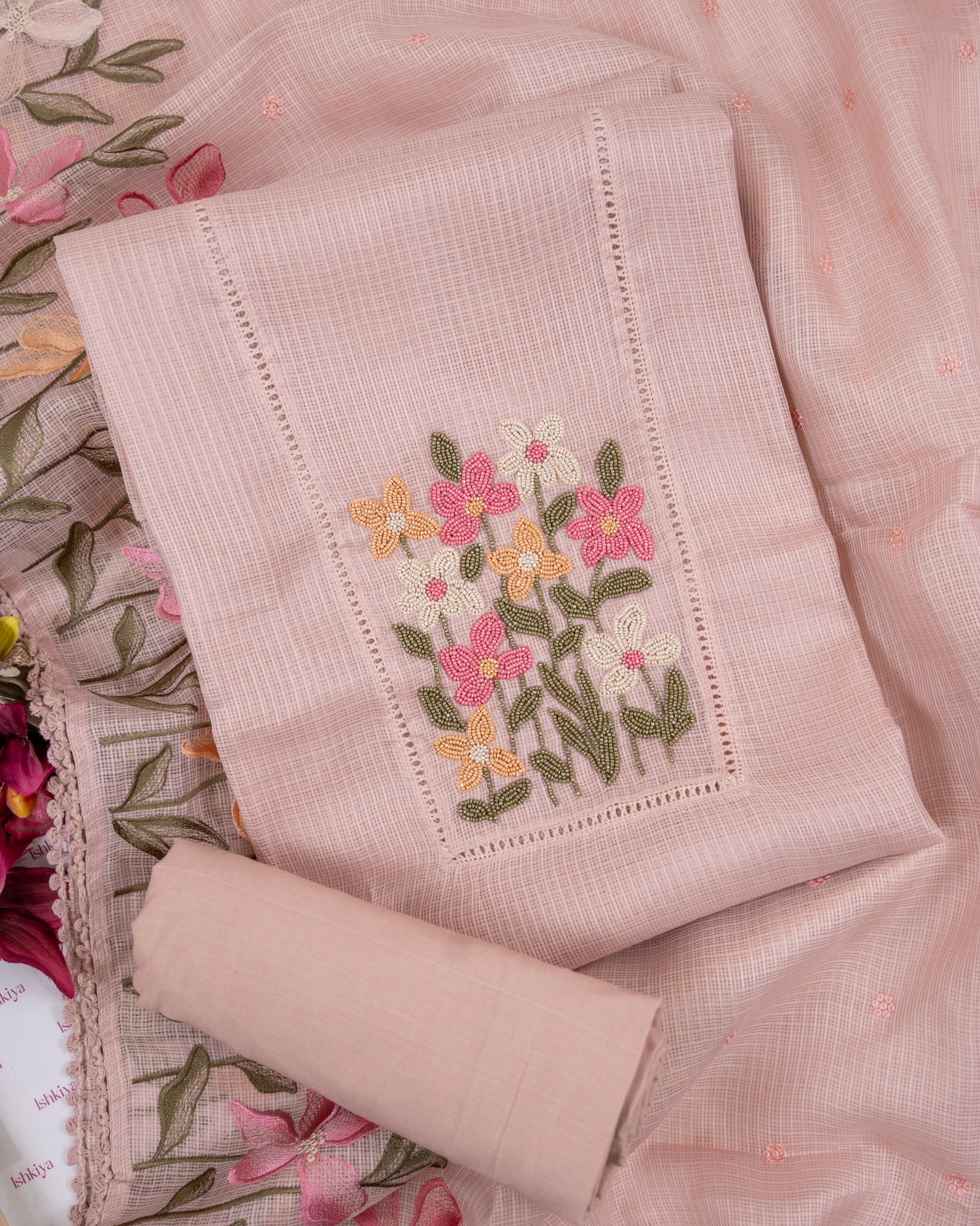 RANG-Unstitched Kota Suit Set