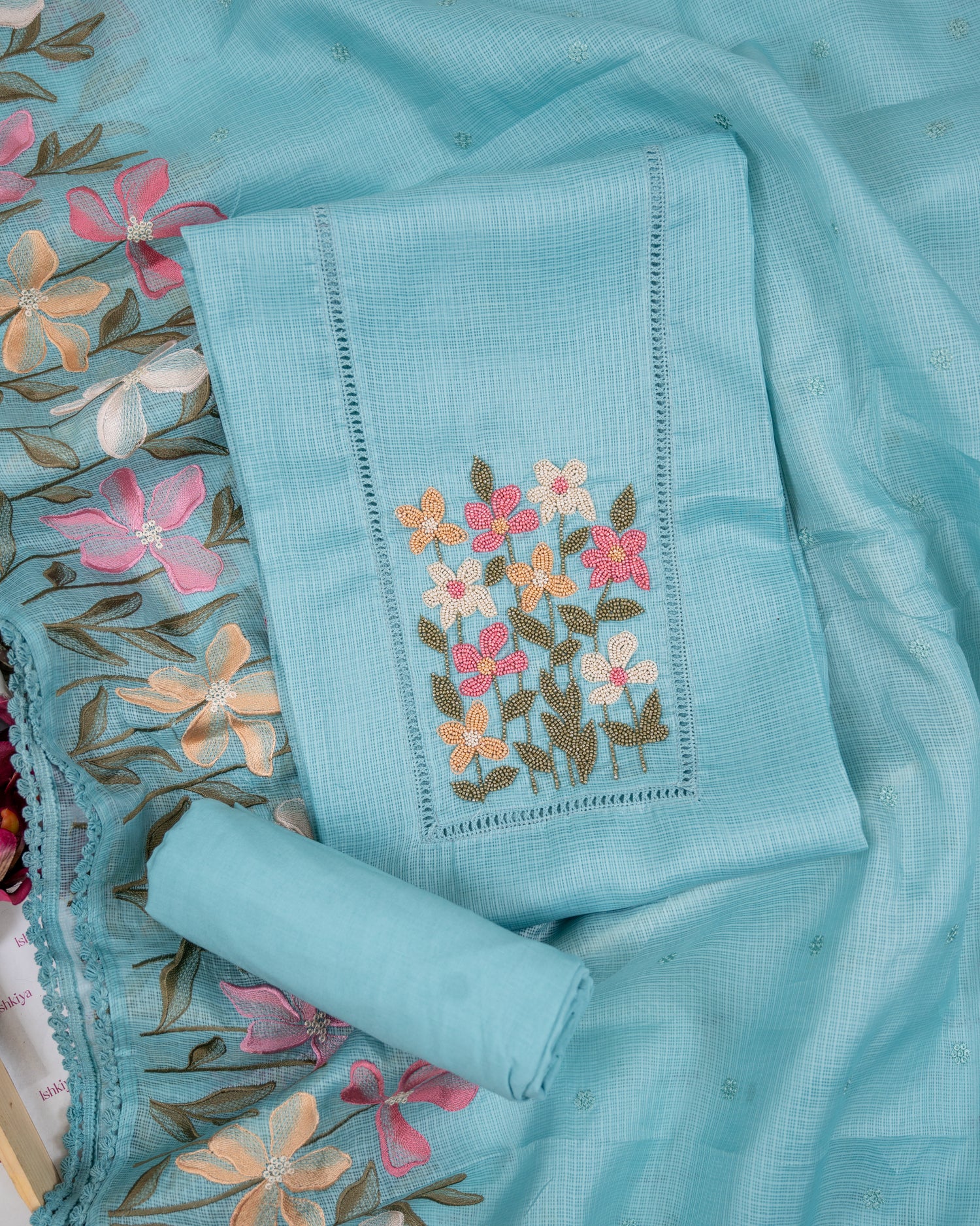 RANG-Unstitched Kota Suit Set