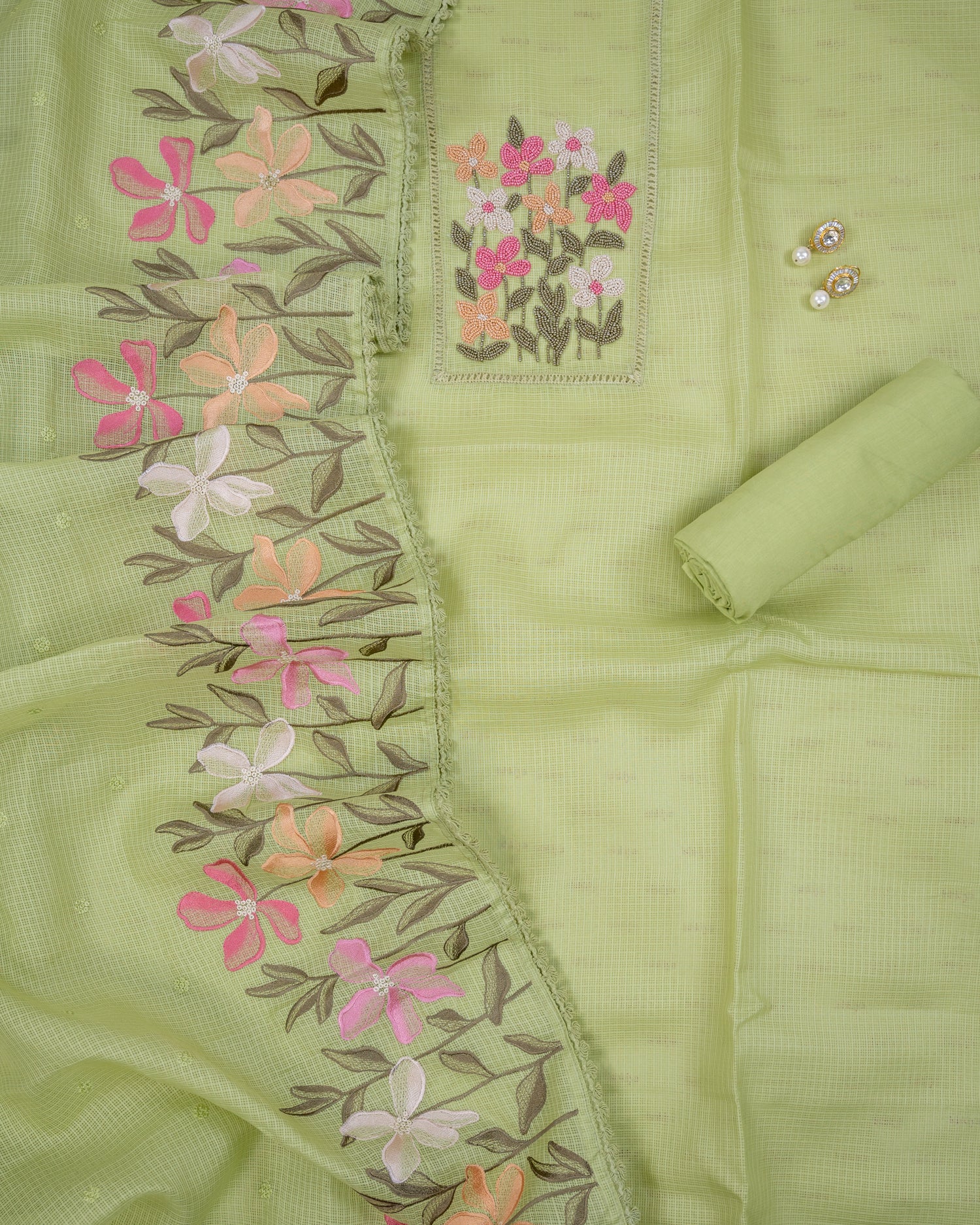 RANG-Unstitched Kota Suit Set