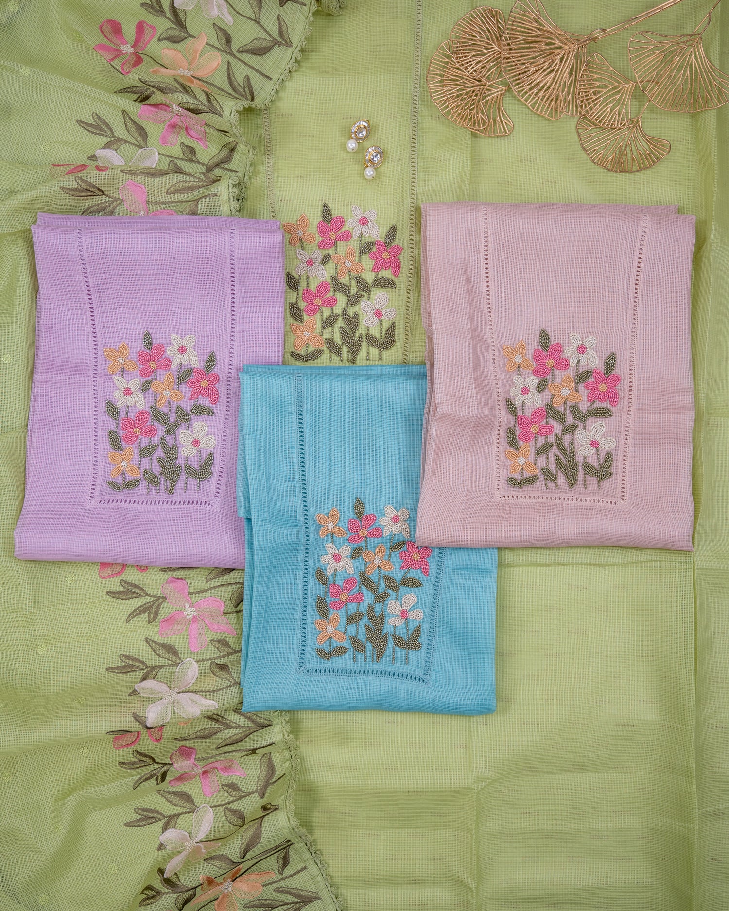 RANG-Unstitched Kota Suit Set