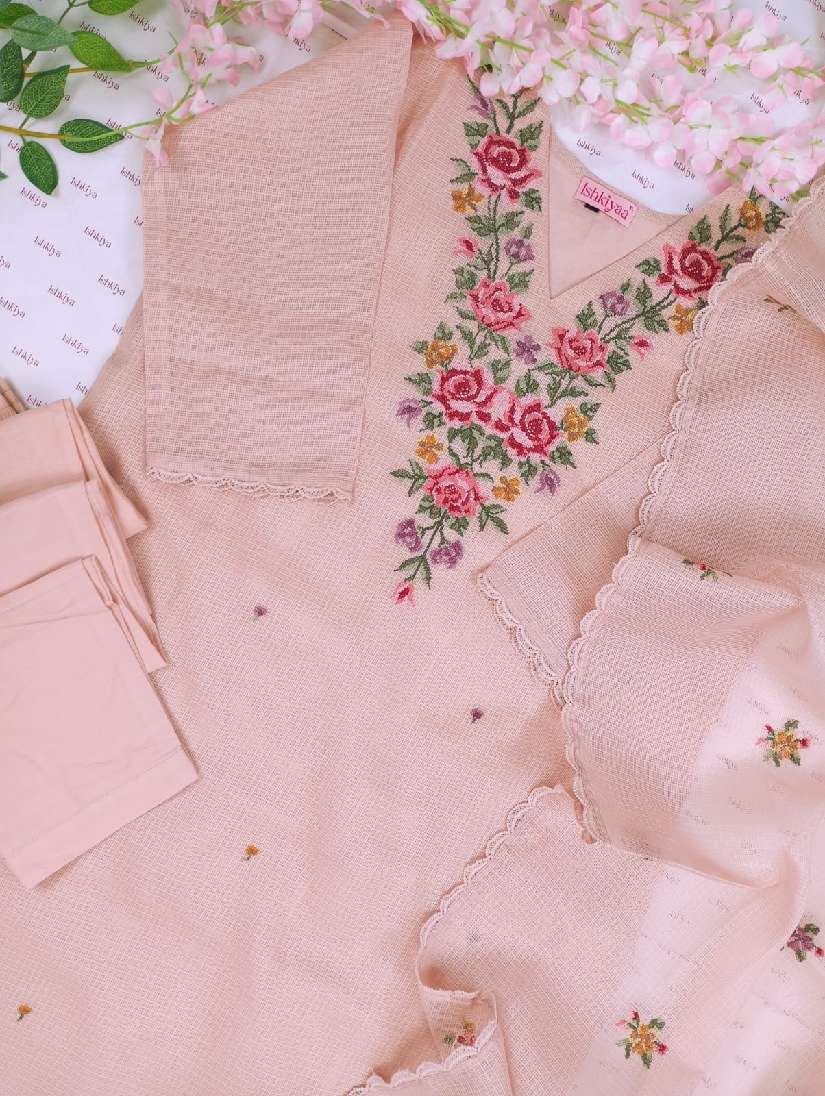 HAYA-Stitched Kota Suit Set