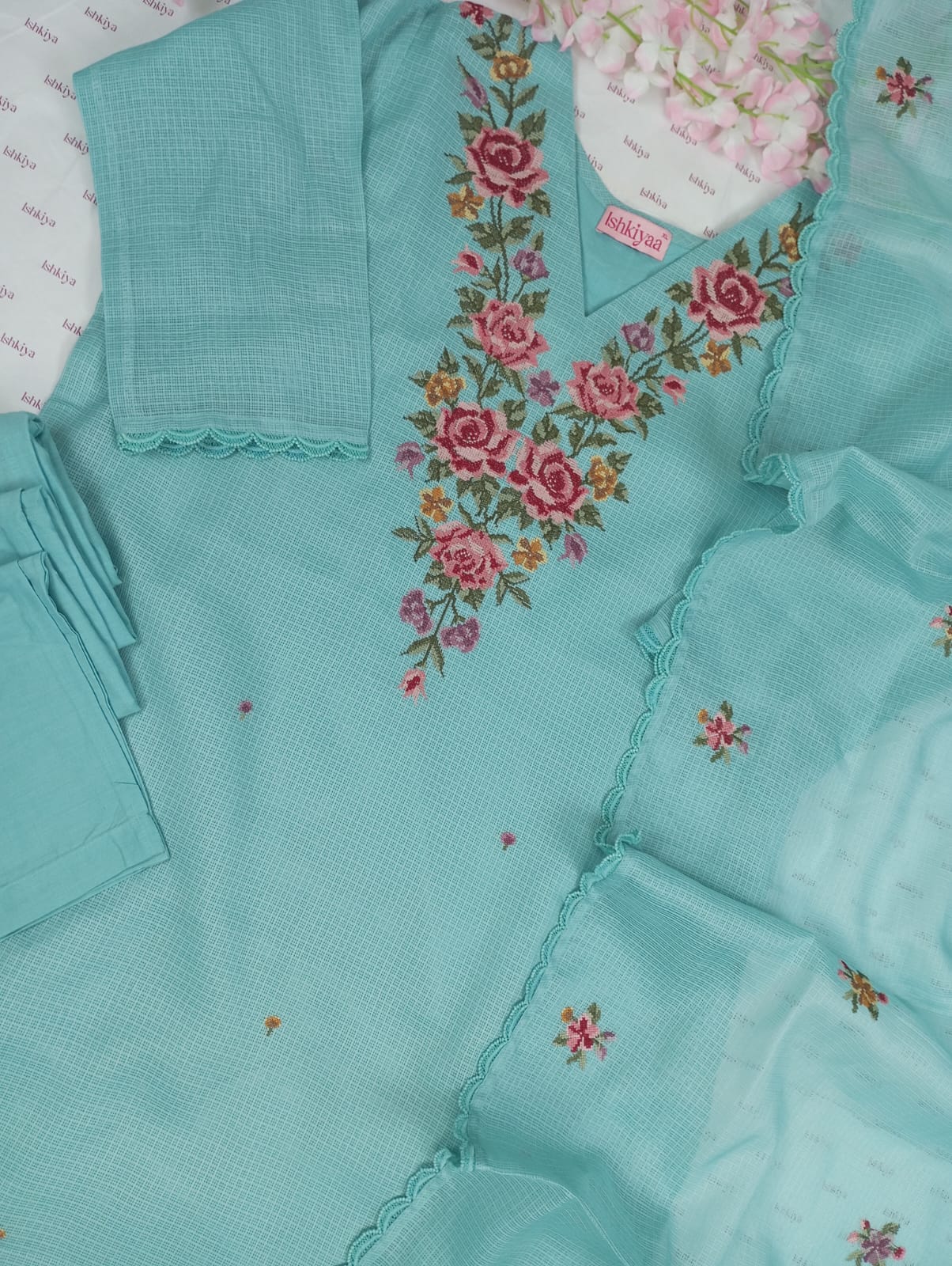 MAHNOOR-Stitched Suit Set
