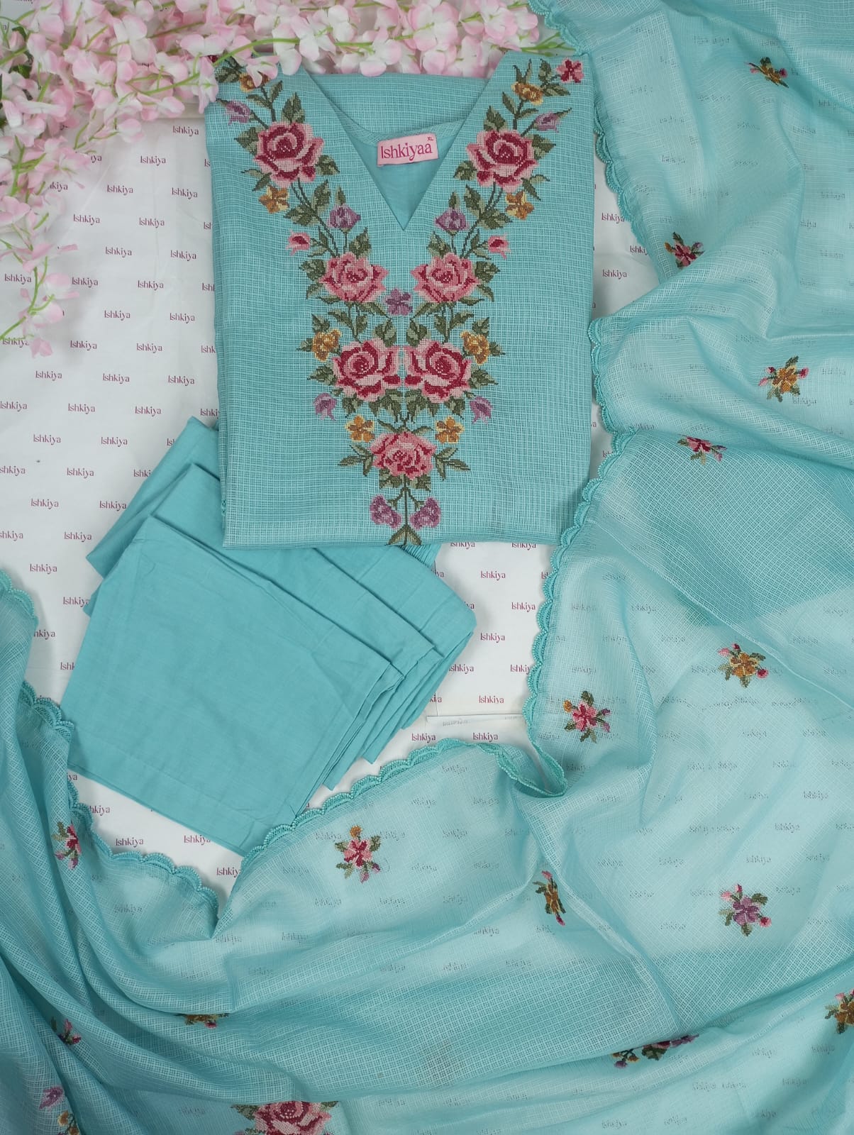 MAHNOOR-Stitched Suit Set