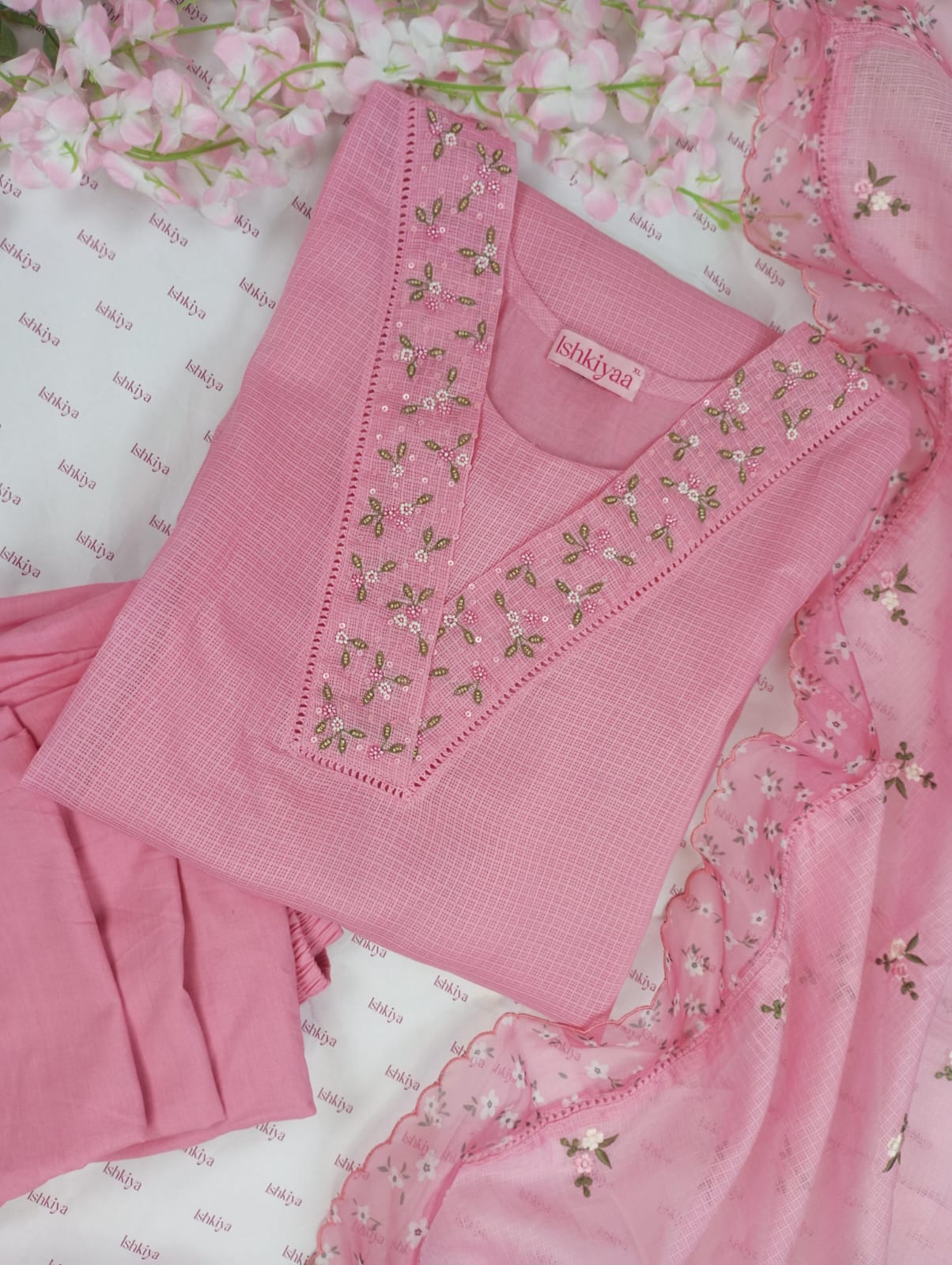 NAQSH-Stitched Suit Set