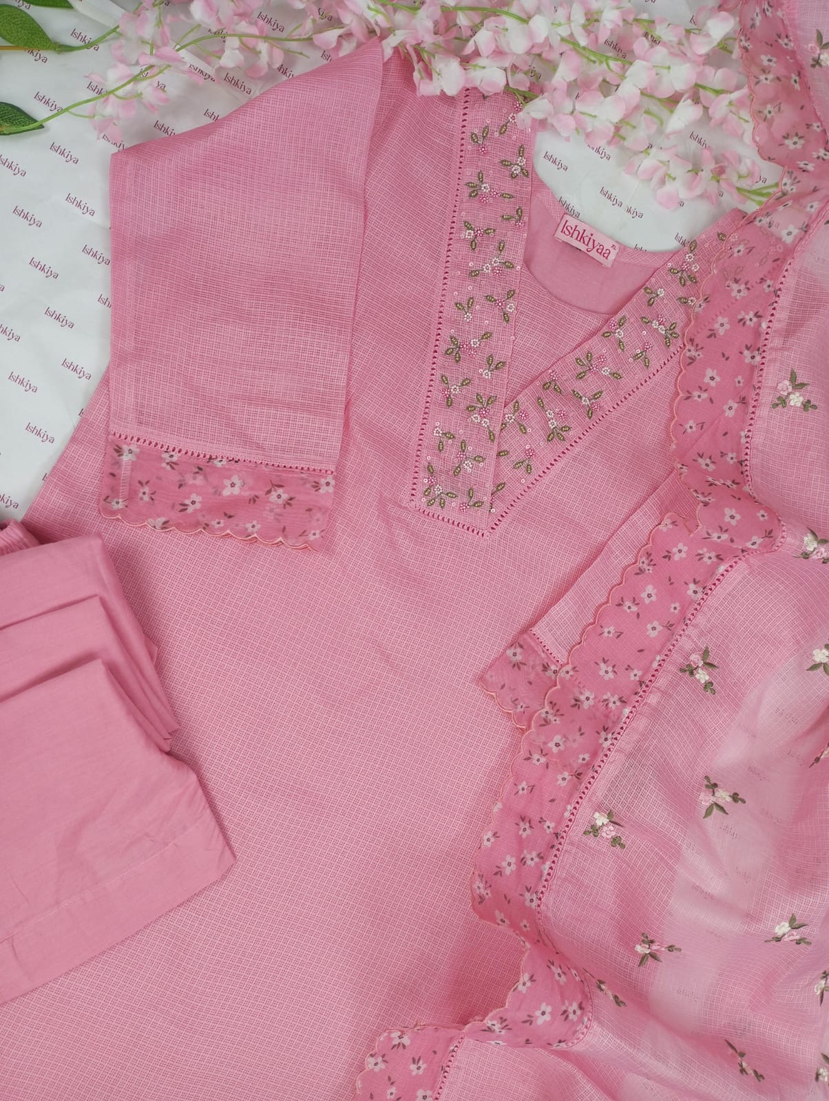 NAQSH-Stitched Suit Set