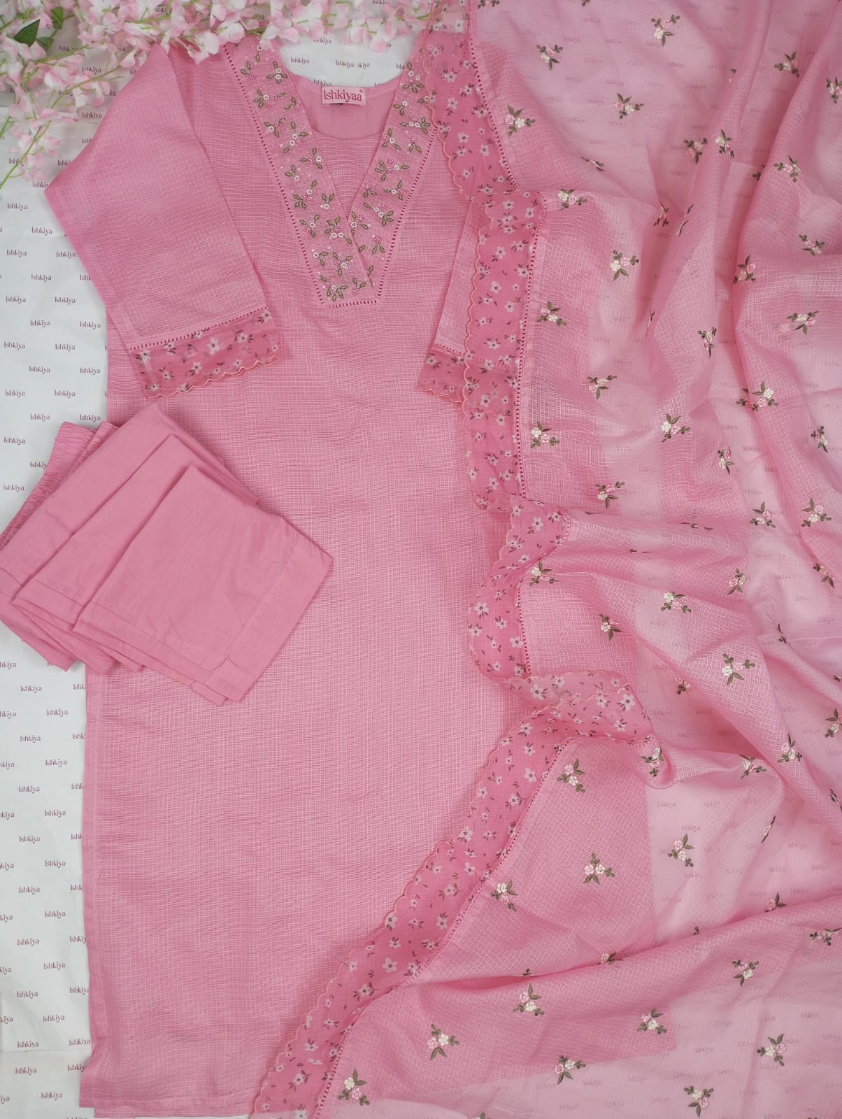 NAQSH-Stitched Suit Set