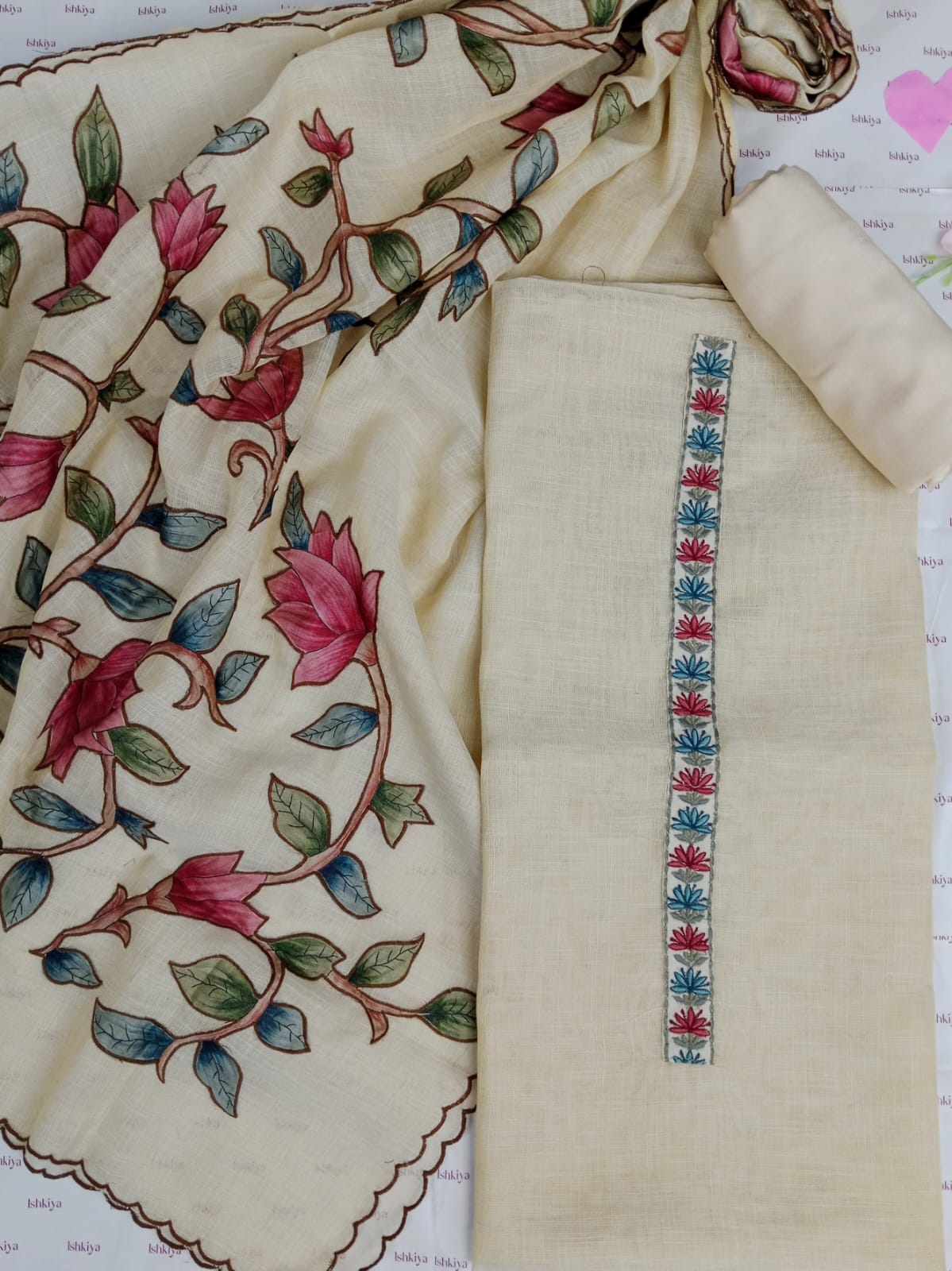 SHAAM-Unstitched Suit Set