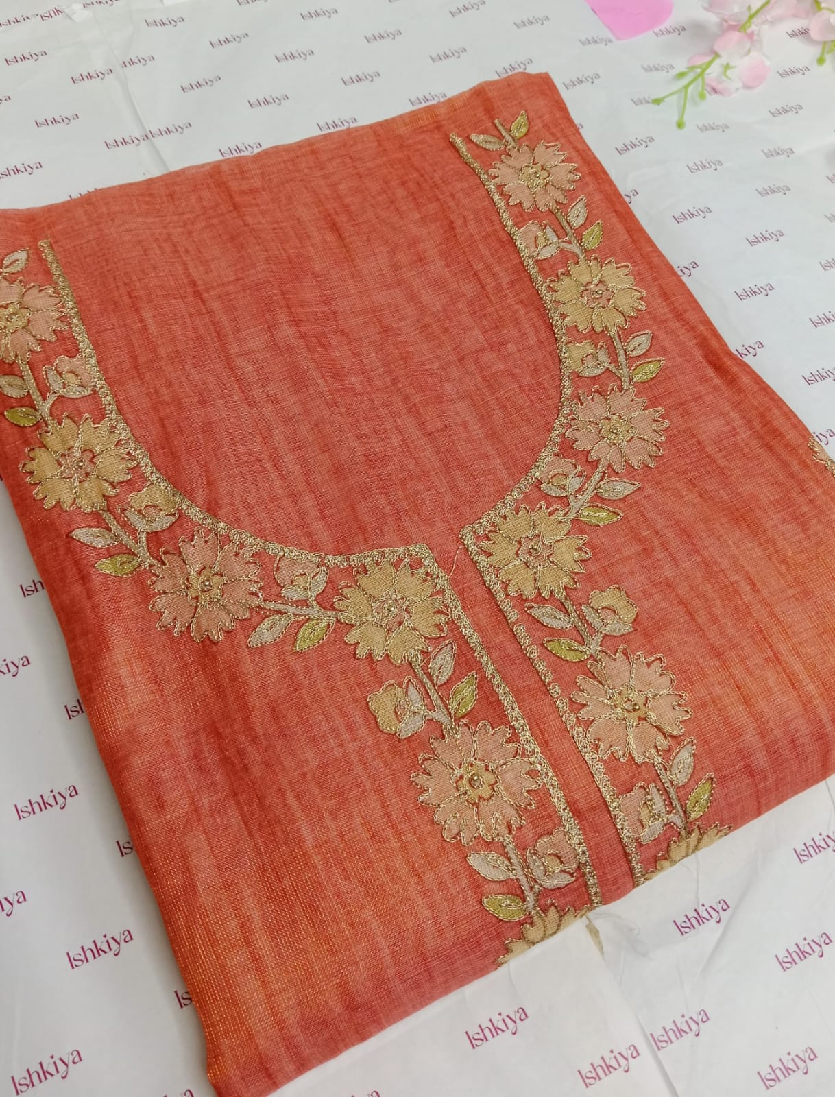ADAA-Unstitched Linen Tissue Suit Set
