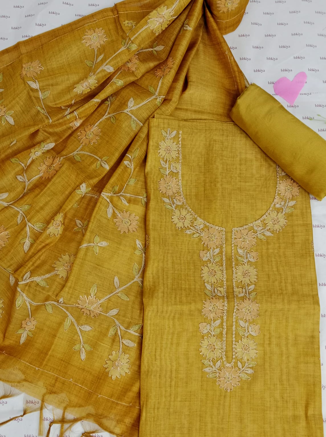 ADAA-Unstitched Linen Tissue Suit Set