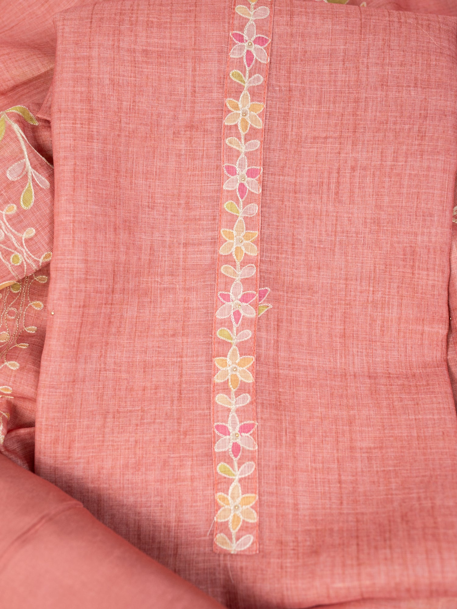 SEHR-Unstitched Linen Tissue Suit Set