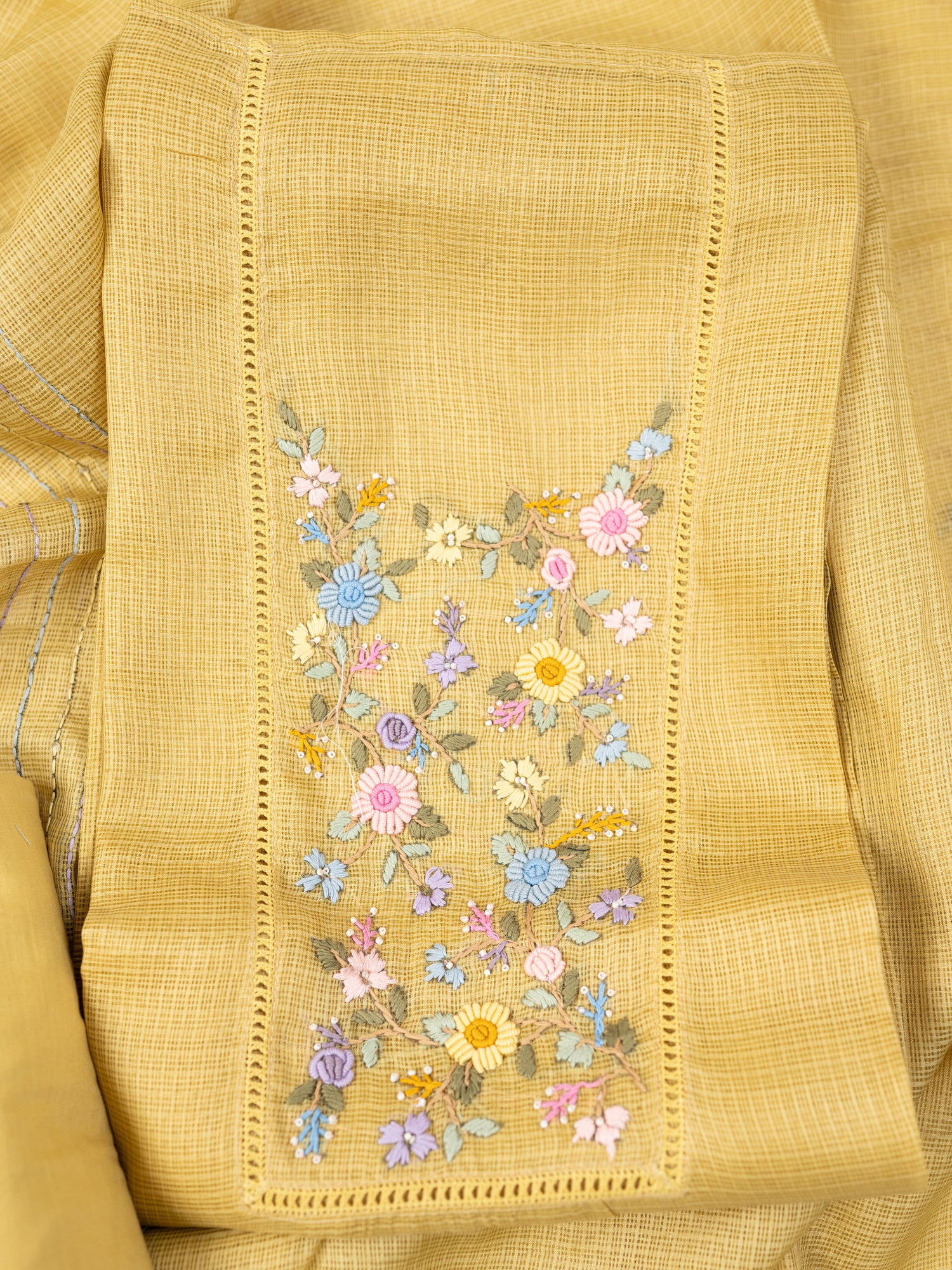 AYRA-Unstitched Kota Suit Set