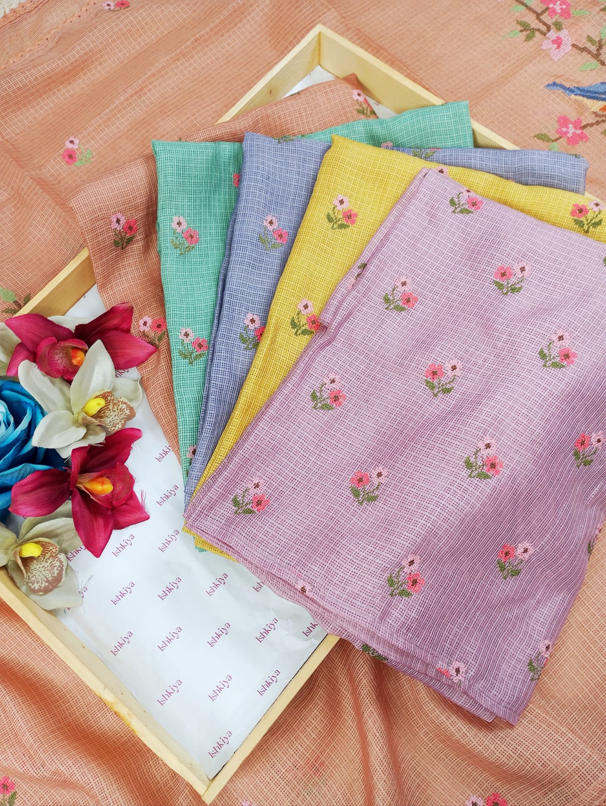 NIHAAR-Unstitched Kota Suit Set