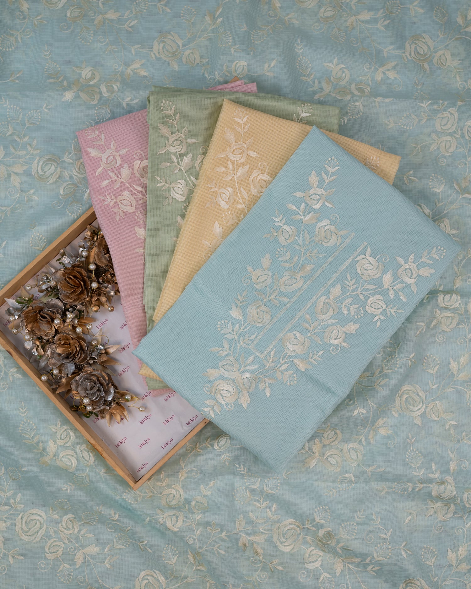 INARA-Unstitched Kota Suit Set