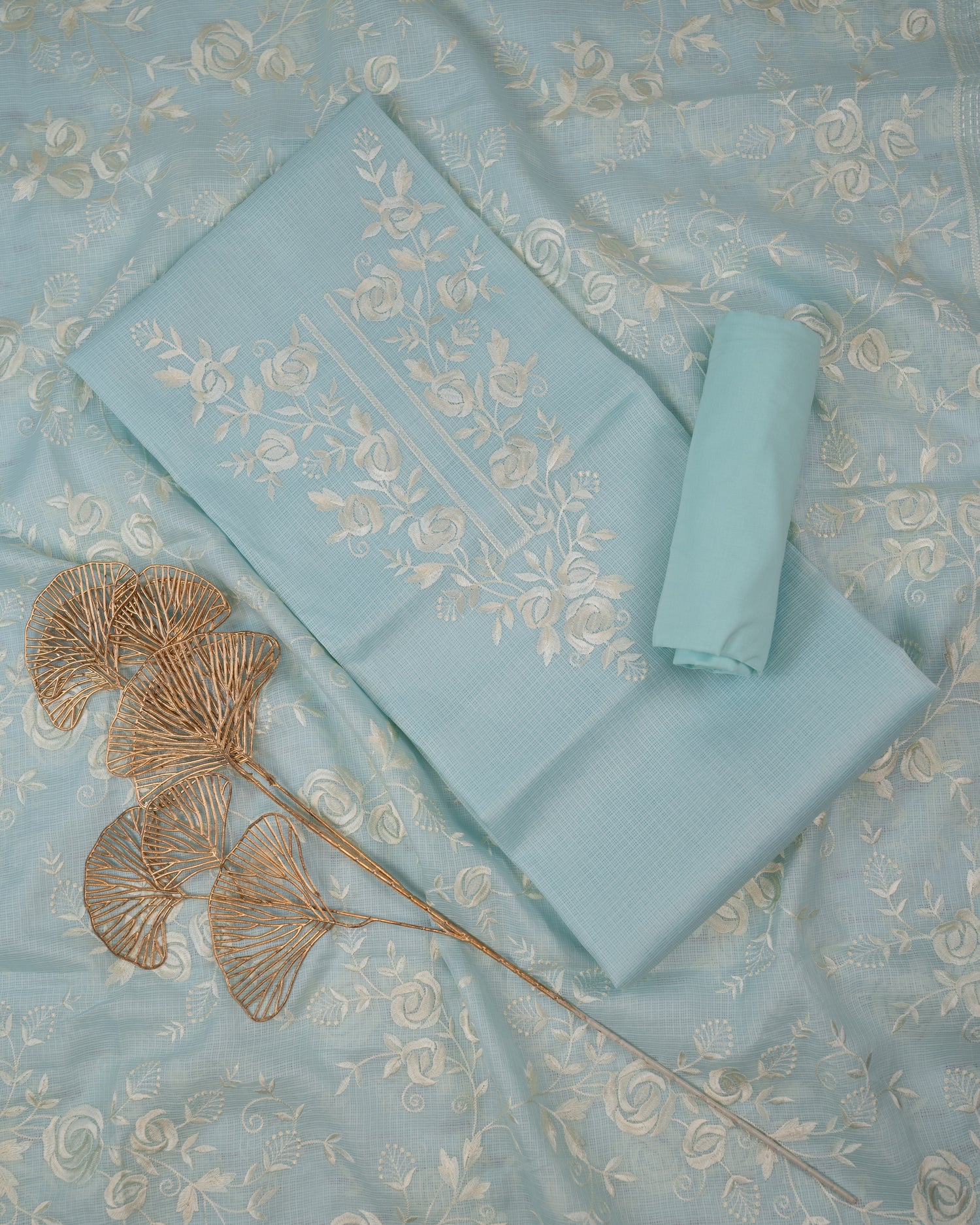 INARA-Unstitched Kota Suit Set