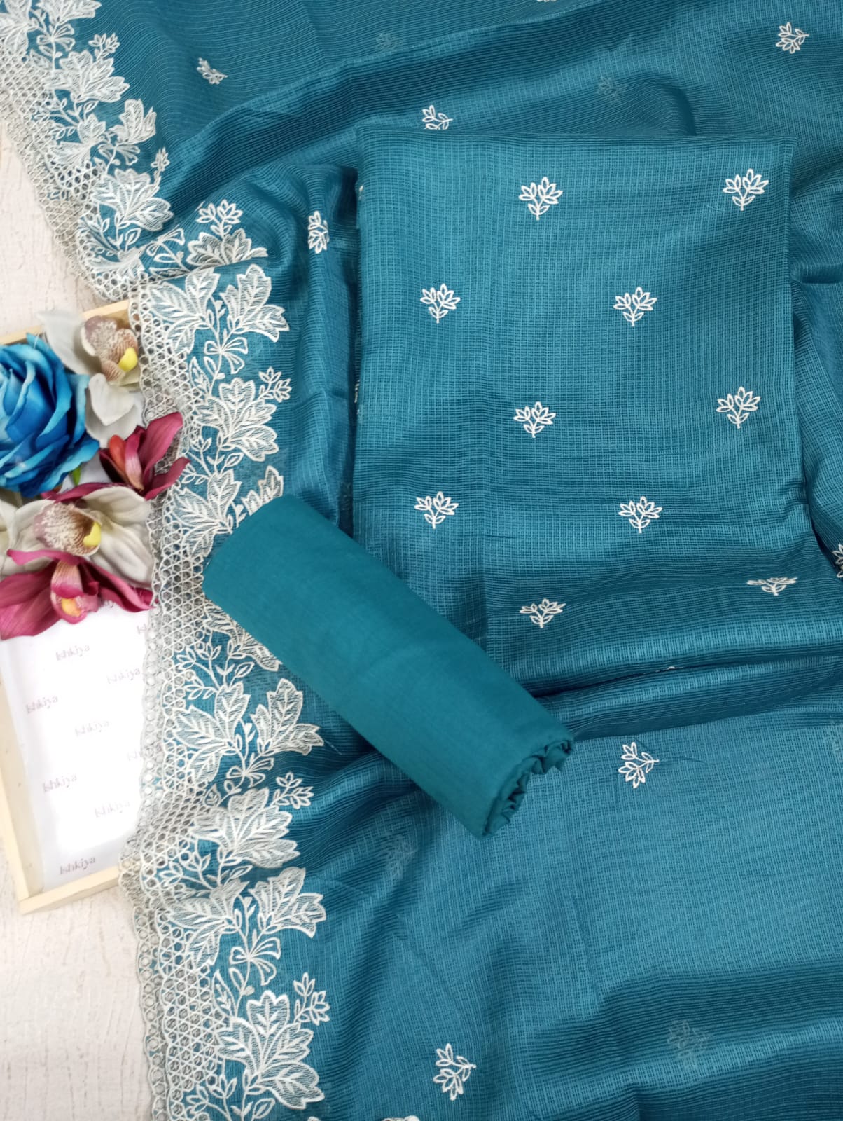 MAHARU-Unstitched Kota Suit Set