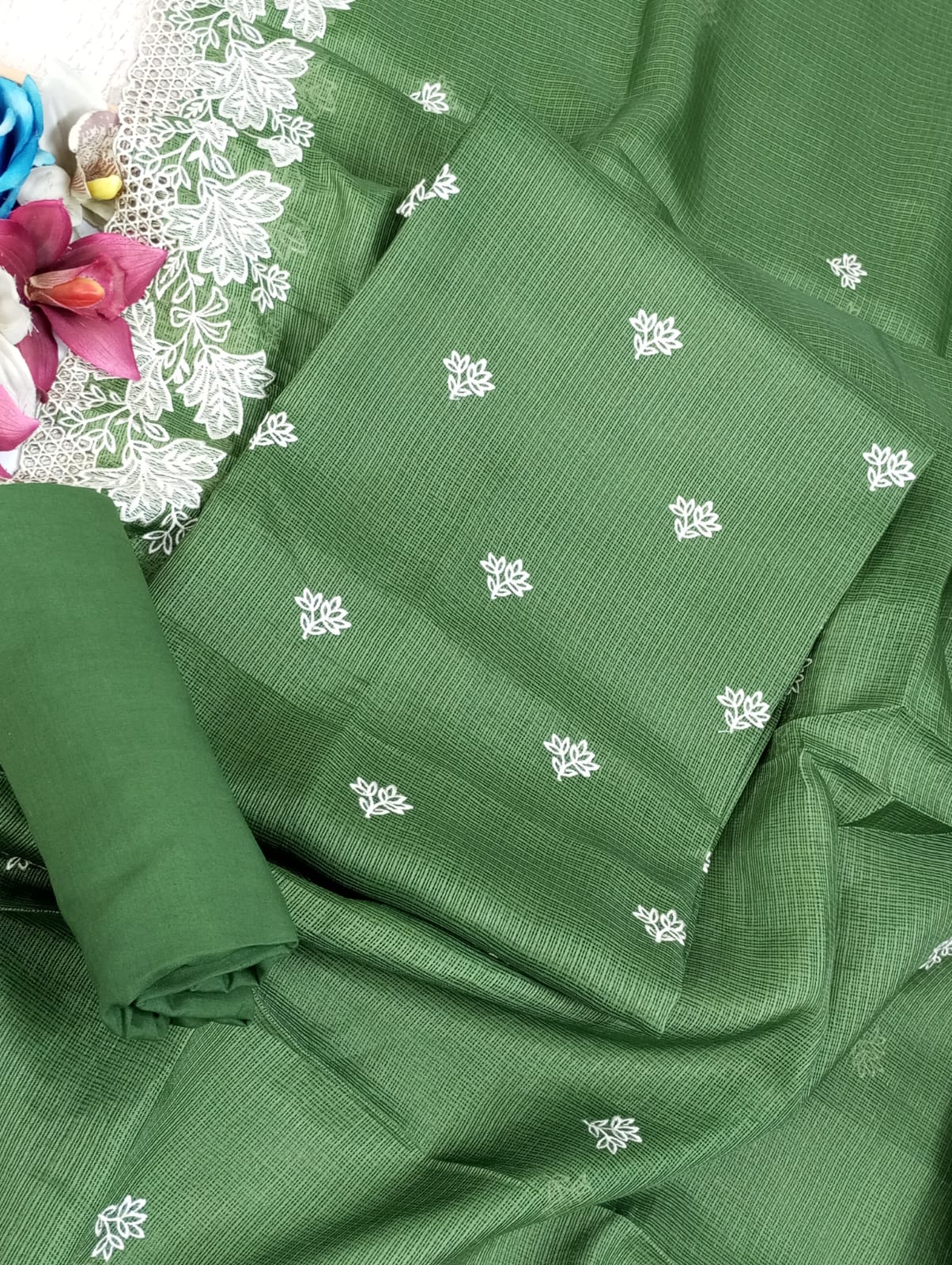 MAHARU-Unstitched Kota Suit Set