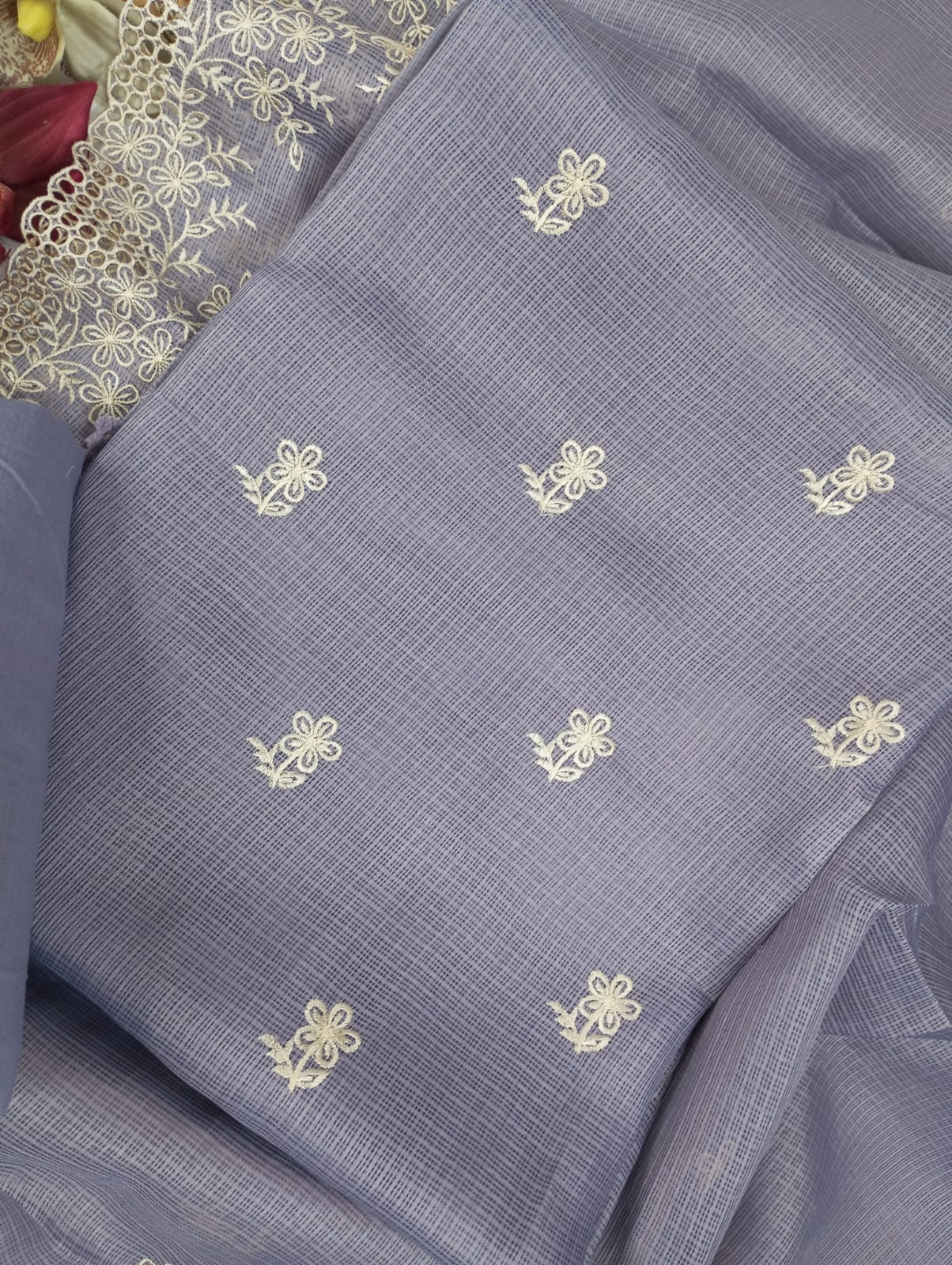 SAAZ-Unstitched Kota Suit Set