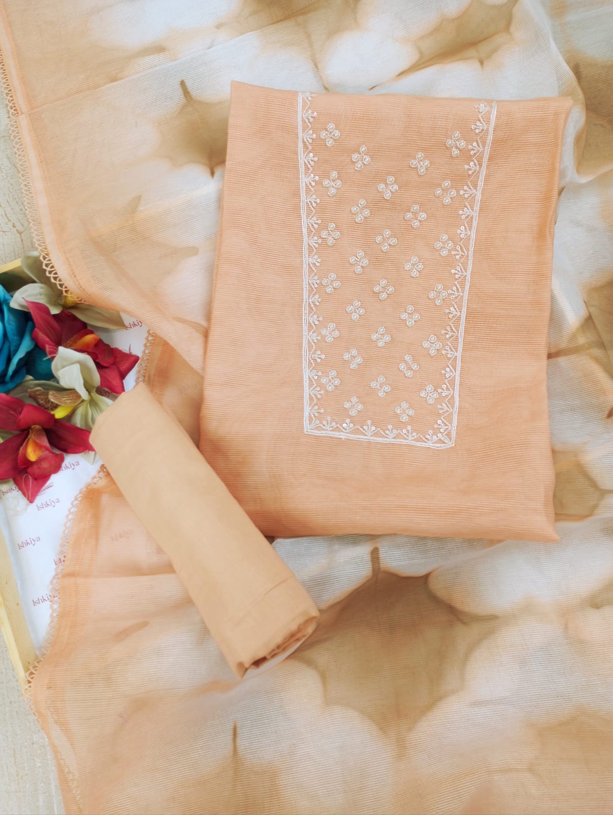 NOOR-E-GUL-Unstitched Kota Suit Set