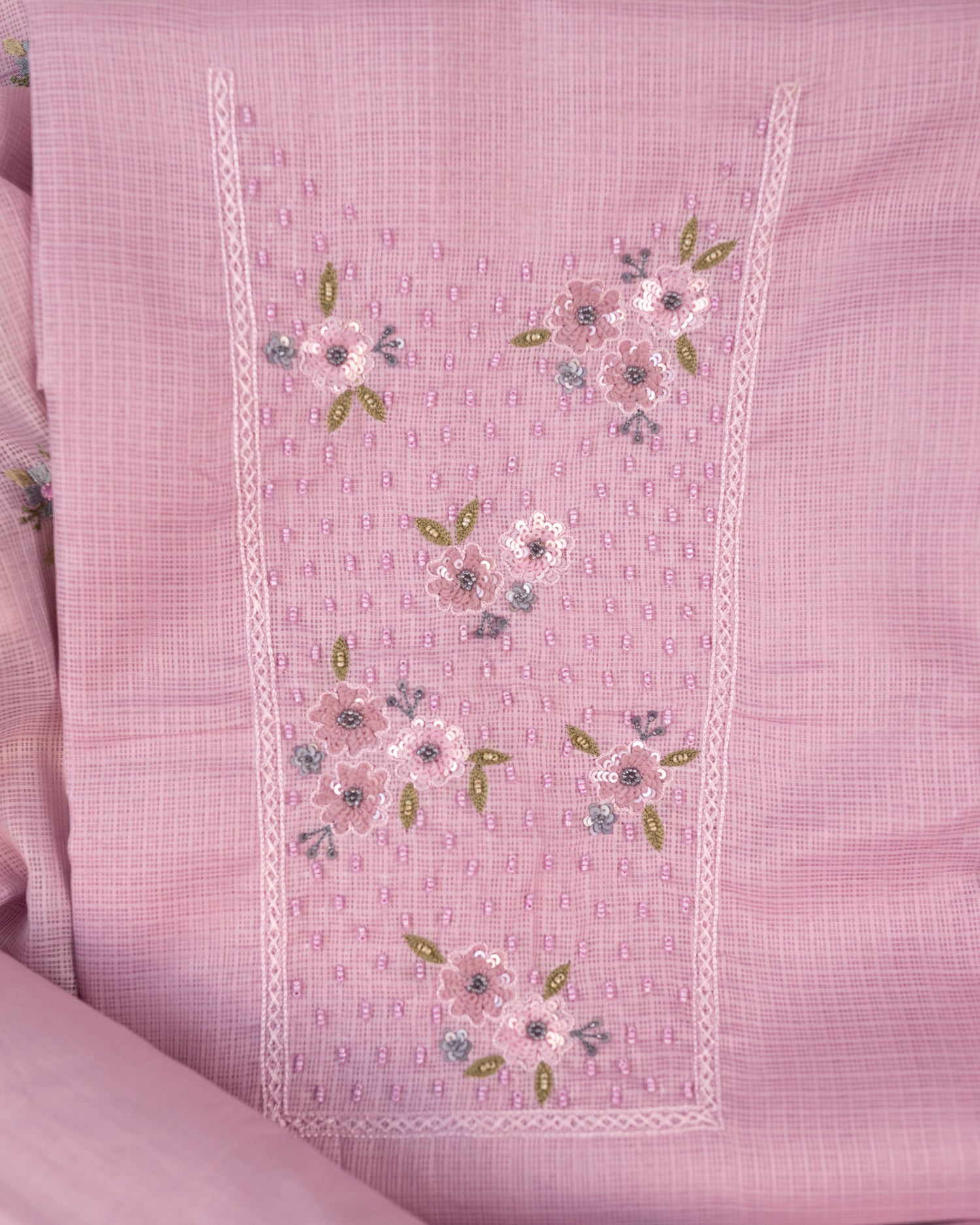 ZARNA-Unstitched Kota Suit Set