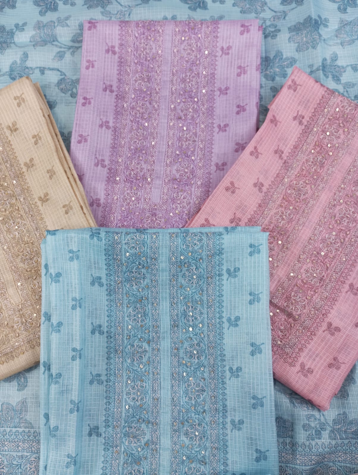 LEHAR-Unstitched Kota Suit Set
