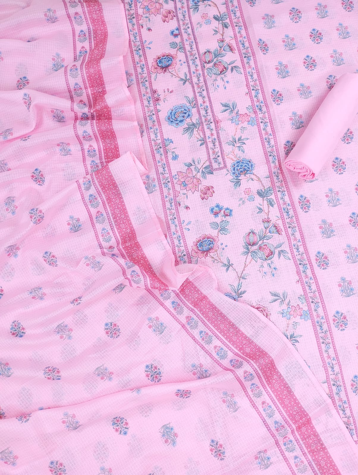 GUL-O-GULZAR-Unstitched Kota Suit Set