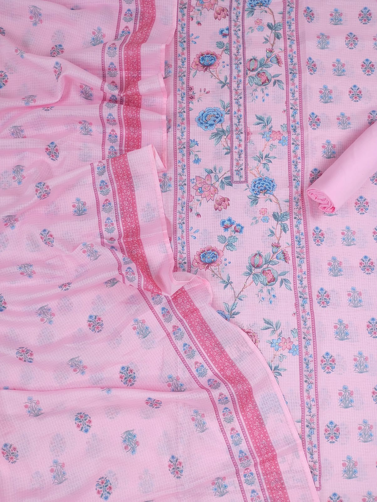 GUL-O-GULZAR-Unstitched Kota Suit Set