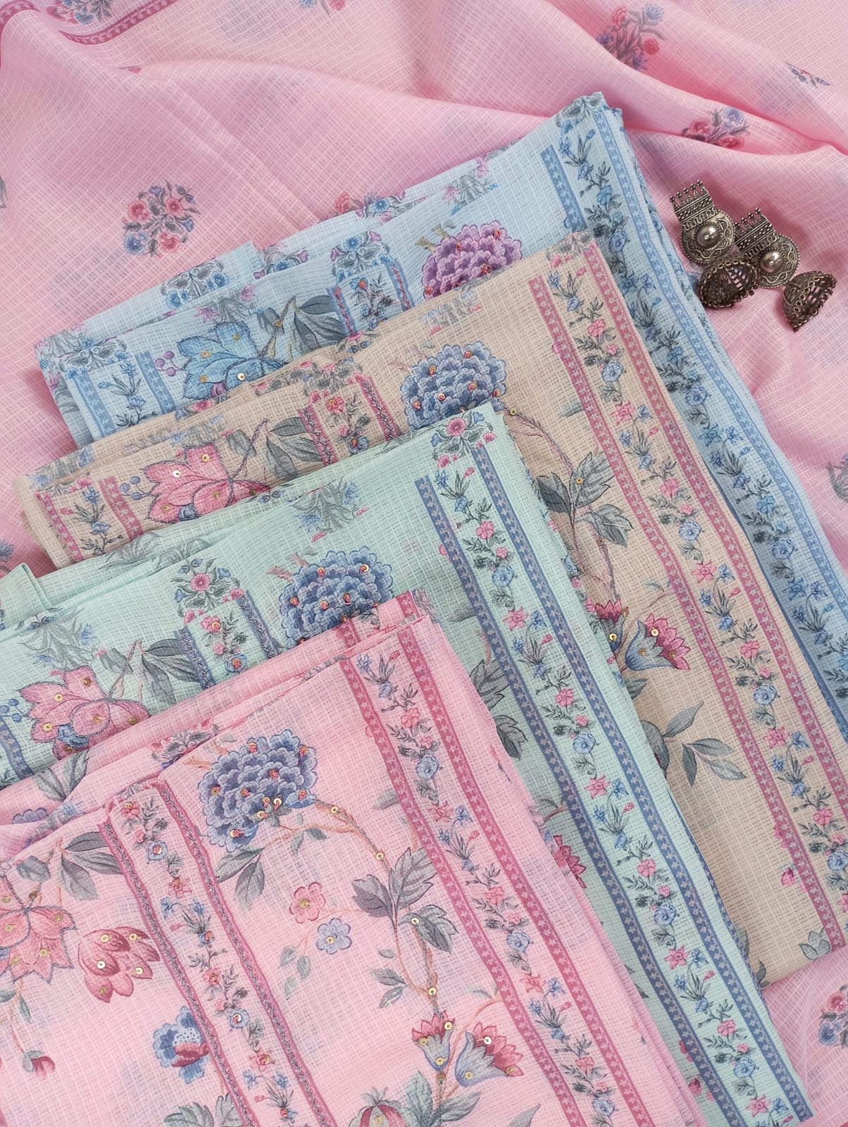 GUL-O-GULZAR-Unstitched Kota Suit Set