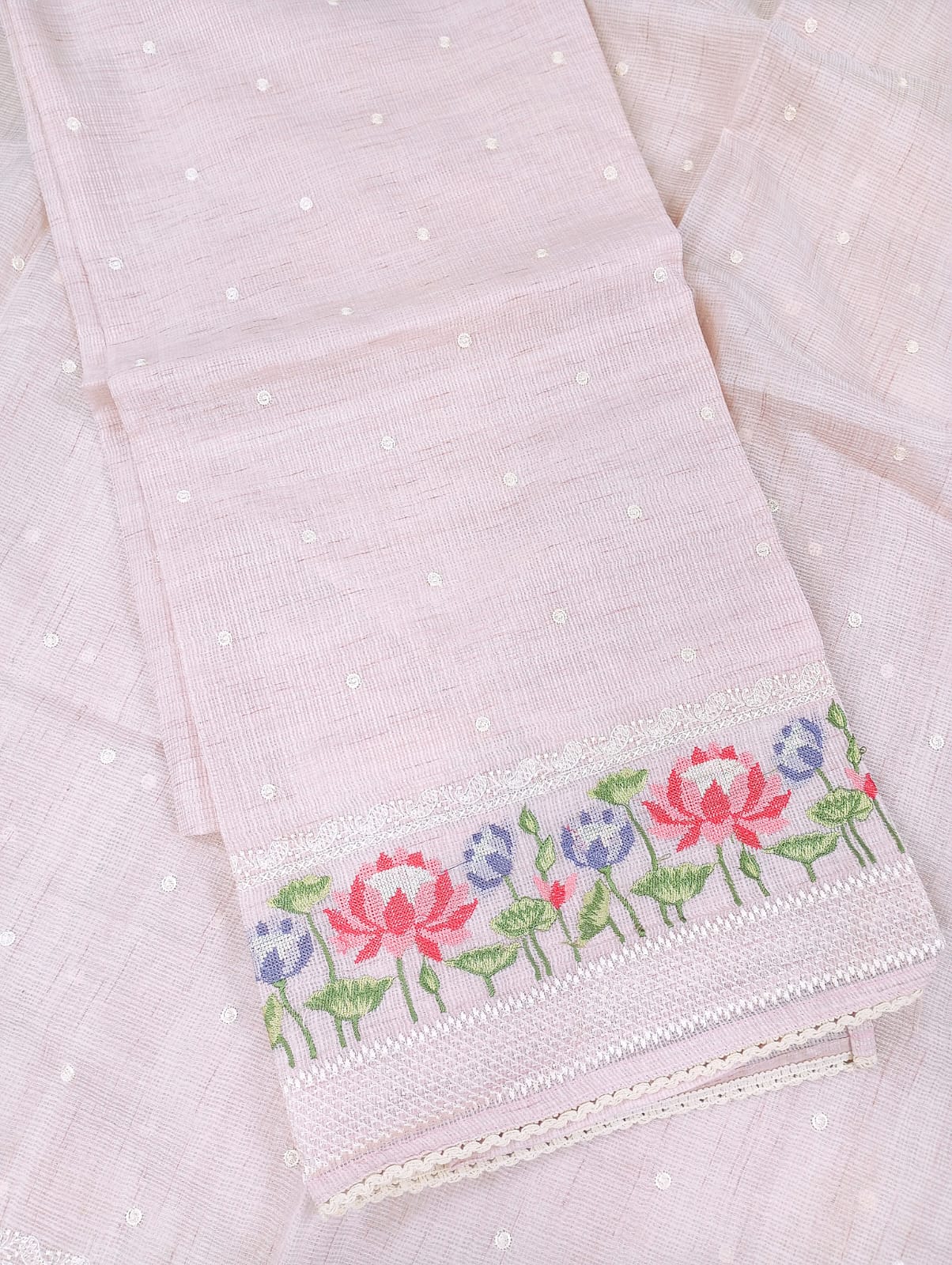 BAHAAR-Unstitched Kota Suit Set