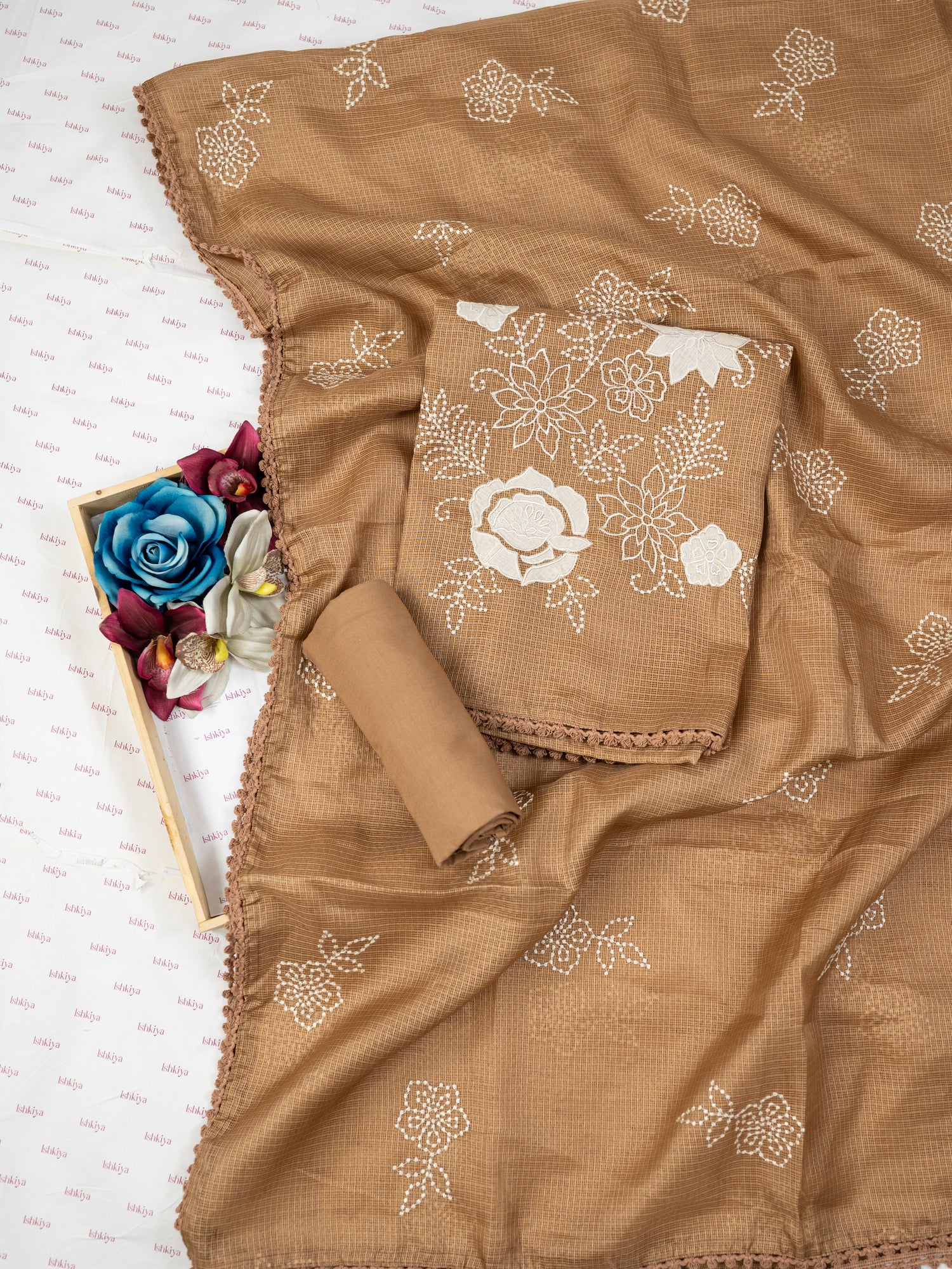 ILHAM-Unstitched Kota Suit Set