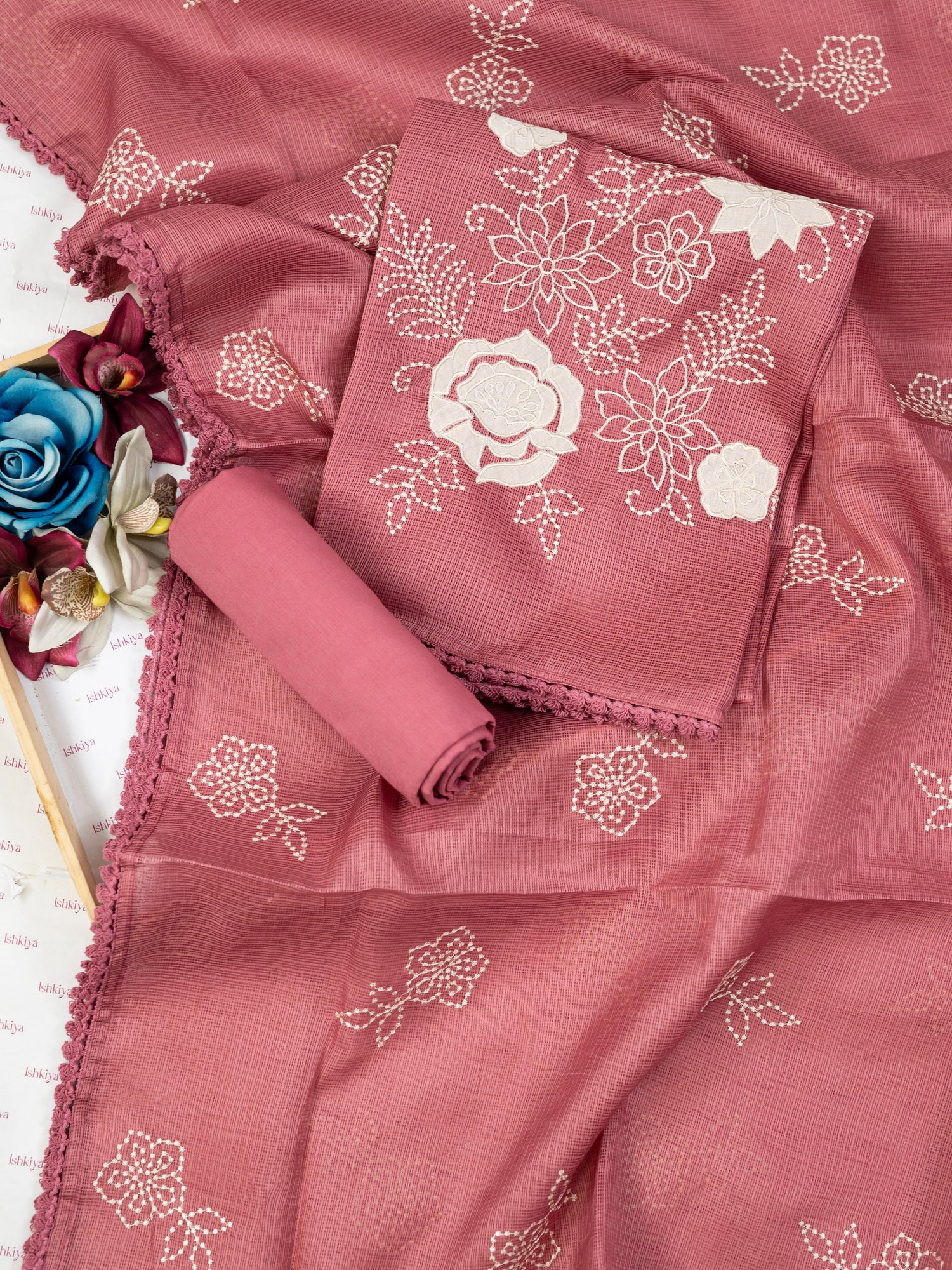 ILHAM-Unstitched Kota Suit Set