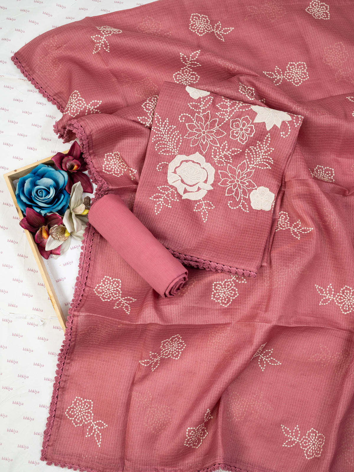 ILHAM-Unstitched Kota Suit Set
