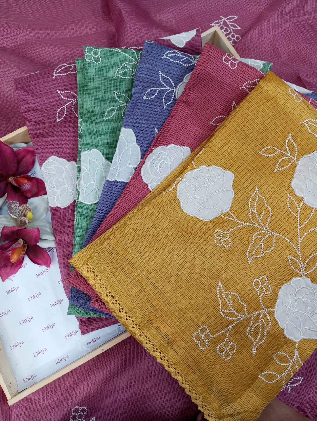 ROSHNI-Unstitched Kota Suit Set