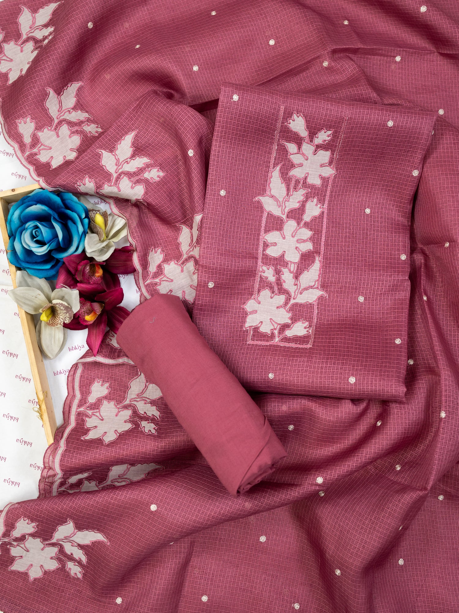 KANAK-Unstitched Kota Suit Set