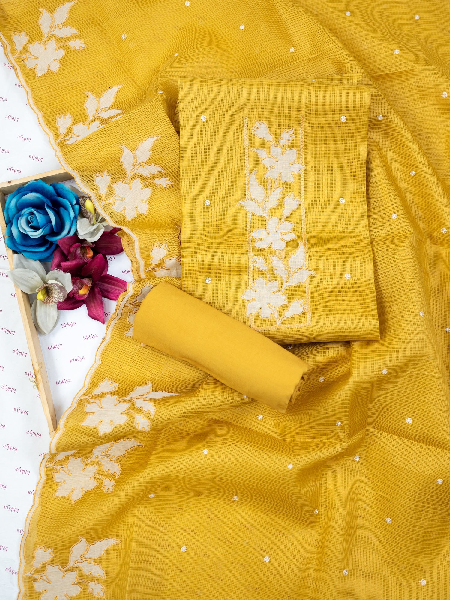 KANAK-Unstitched Kota Suit Set