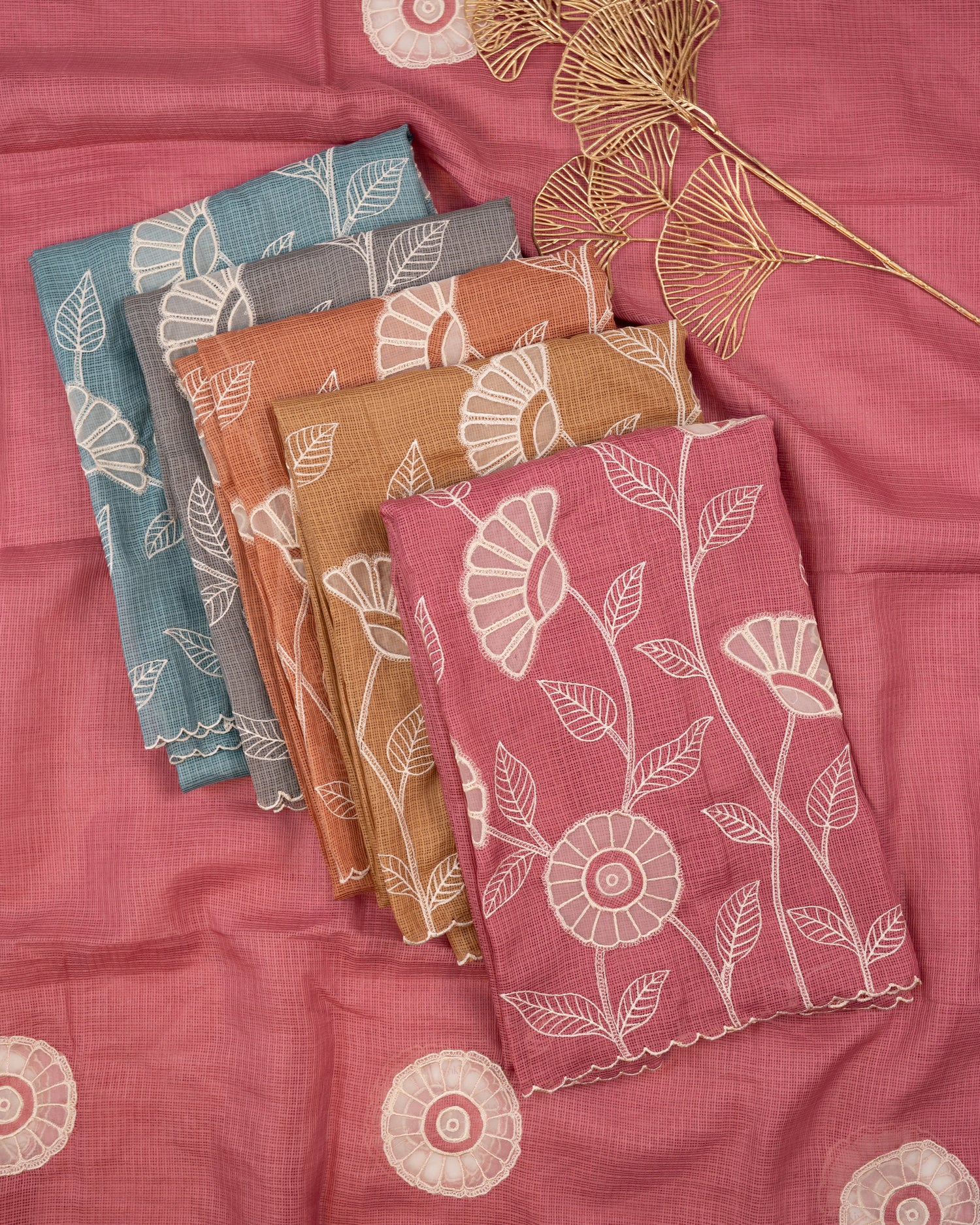 ESHAAL-Unstitched Kota Suit Set