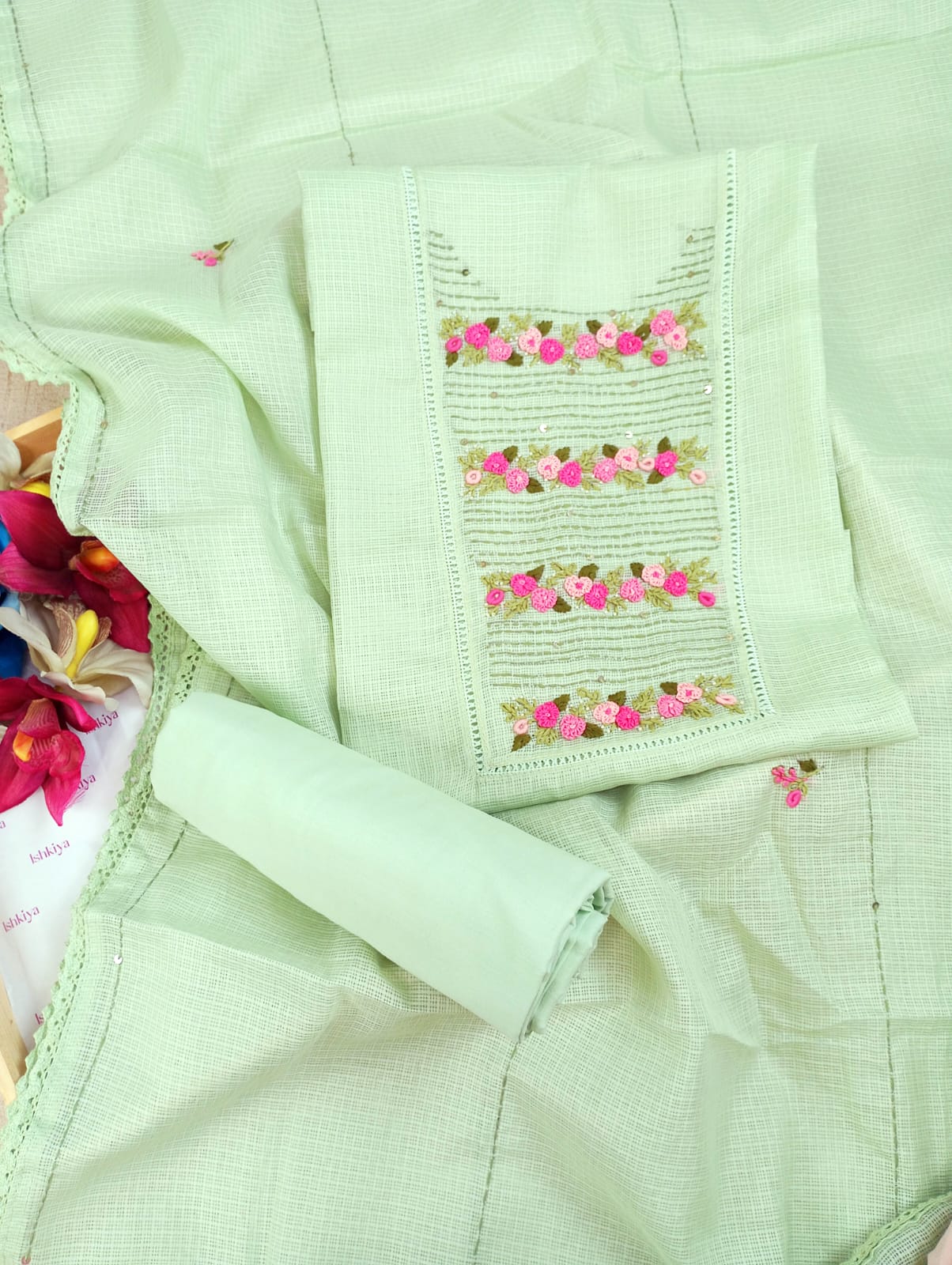 GUL ROOP-Unstitched Kota Suit Set