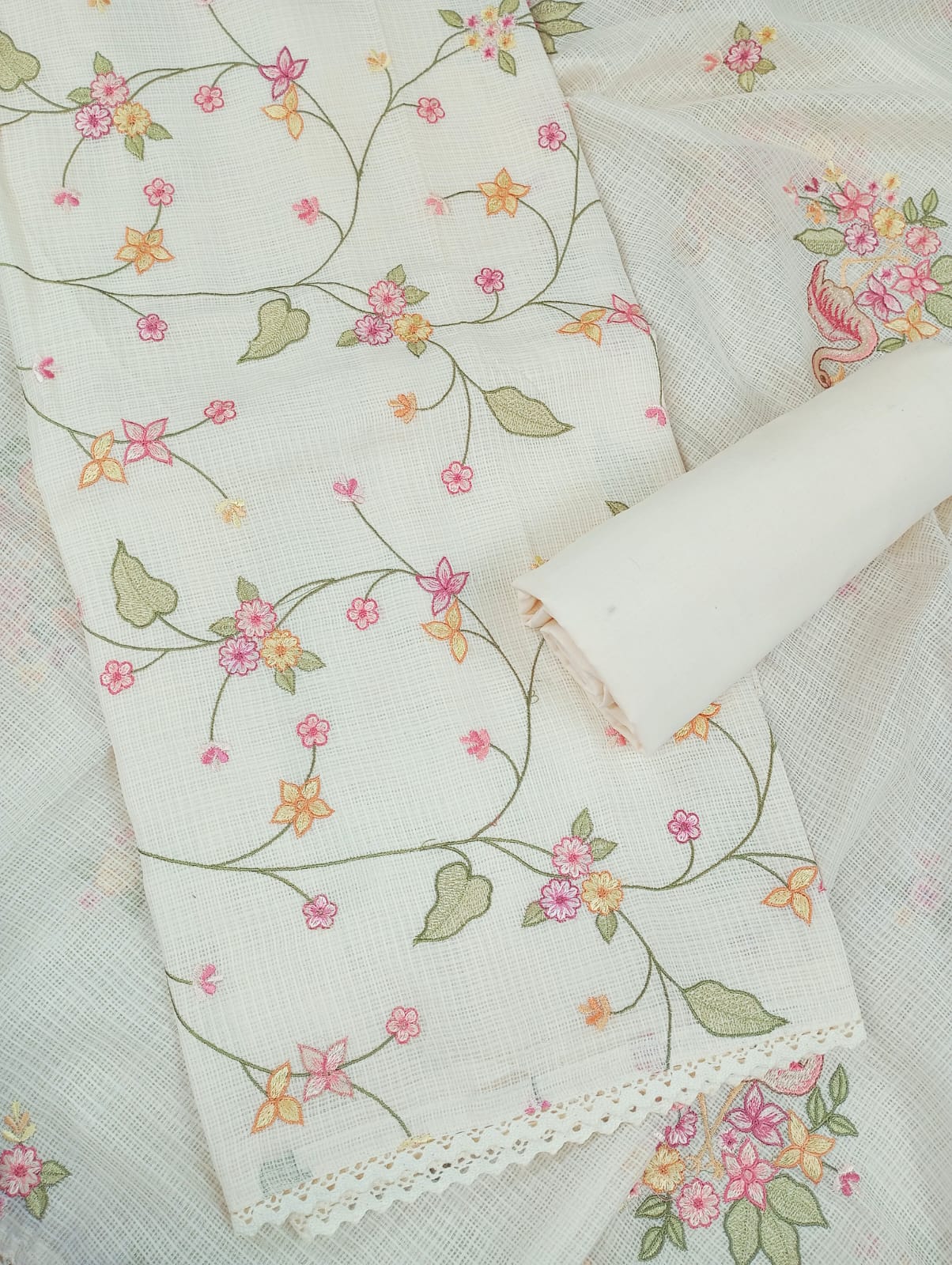 DHOOP-Unstitched Kota Suit Set