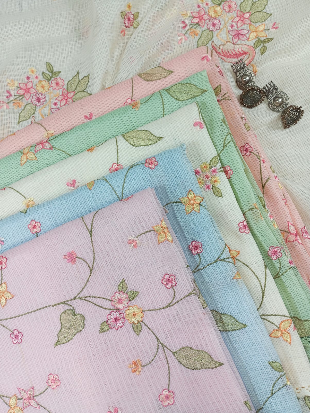 DHOOP-Unstitched Kota Suit Set