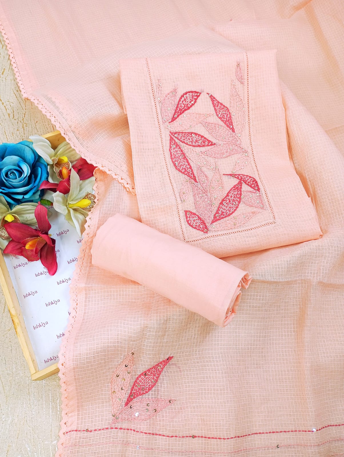 GUL-Unstitched Kota Suit Set