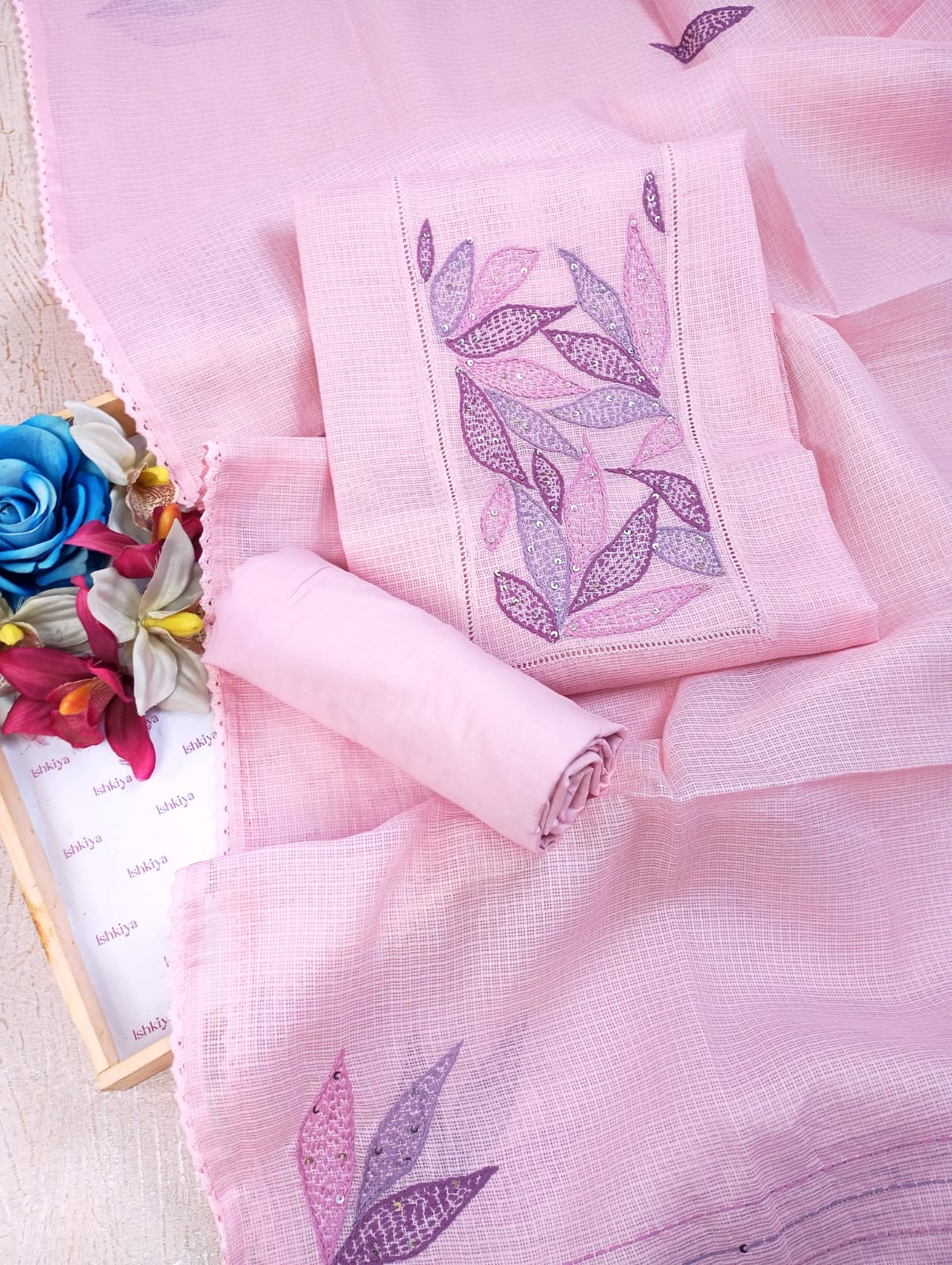 GUL-Unstitched Kota Suit Set