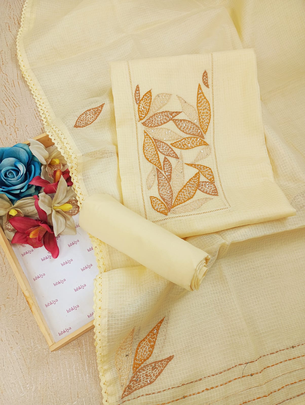 GUL-Unstitched Kota Suit Set