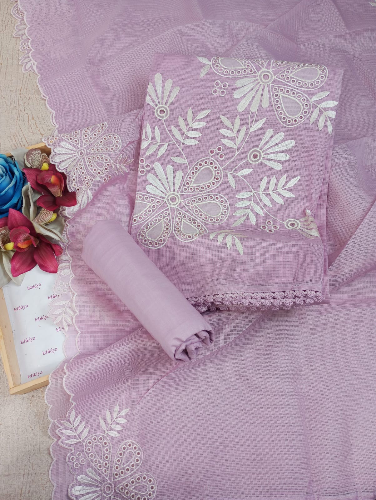 SUBHA-Unstitched Kota Suit Set