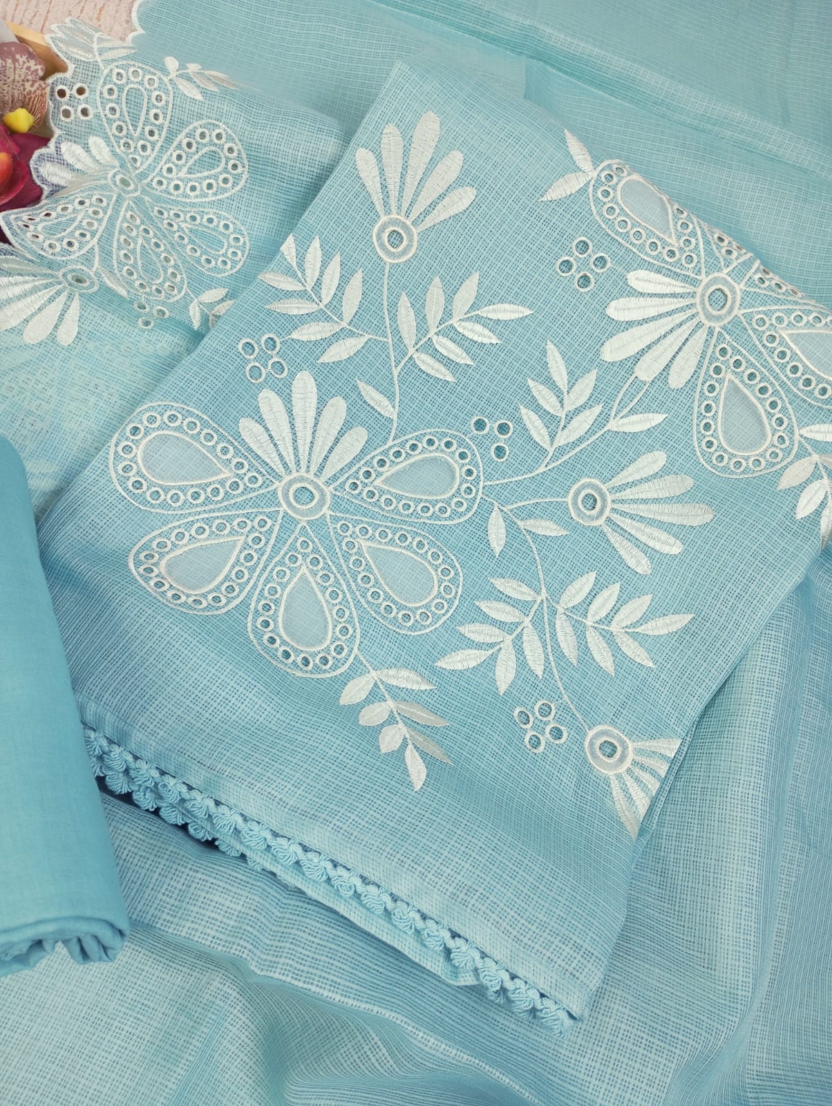 SUBHA-Unstitched Kota Suit Set