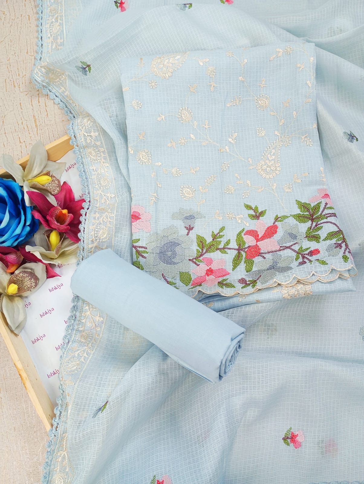 SAVERA-Unstitched Kota Suit Set