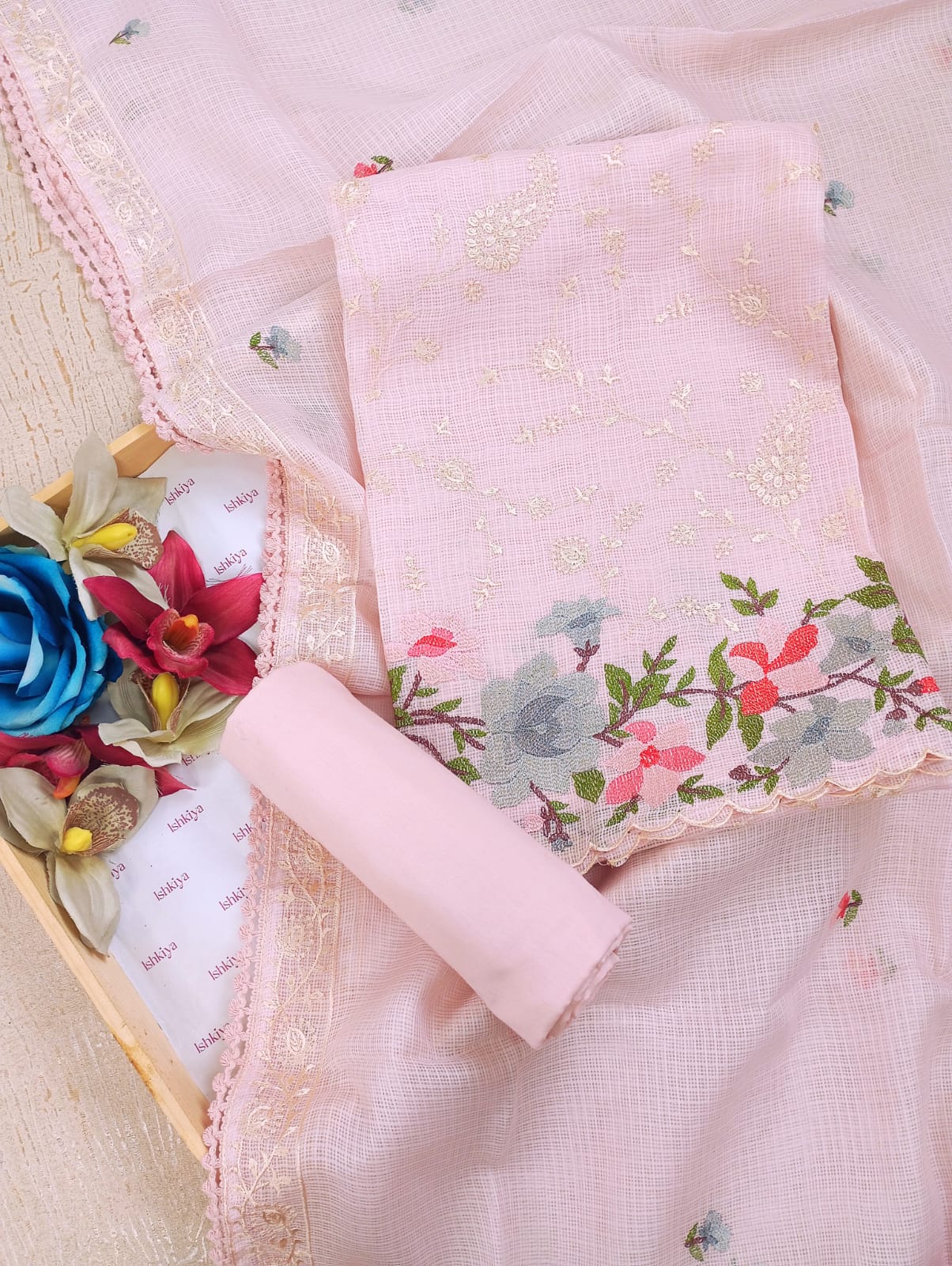SAVERA-Unstitched Kota Suit Set
