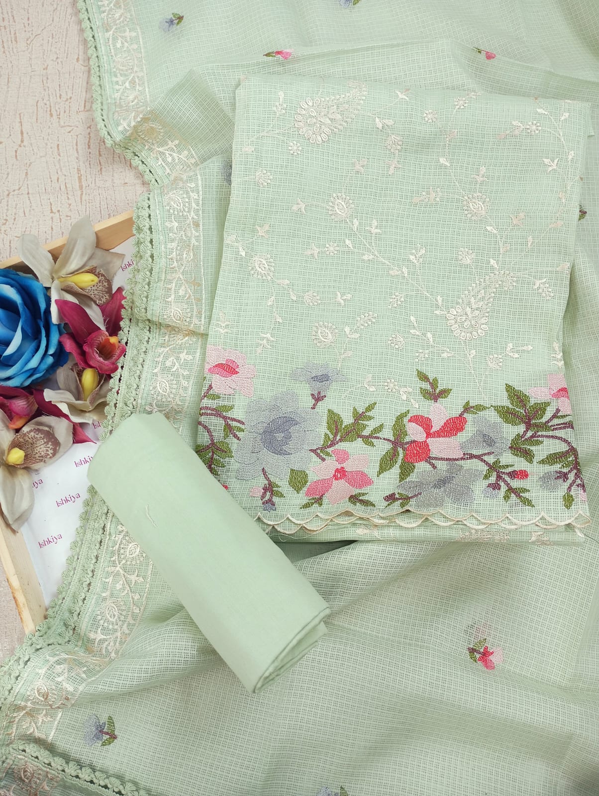 SAVERA-Unstitched Kota Suit Set