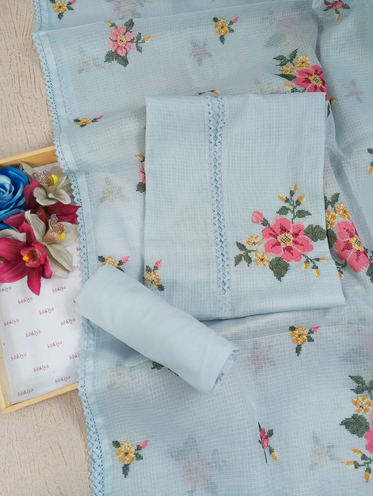 BAGH-Unstitched Kota Suit Set