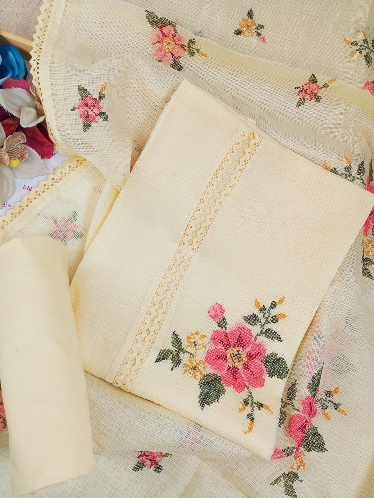 BAGH-Unstitched Kota Suit Set