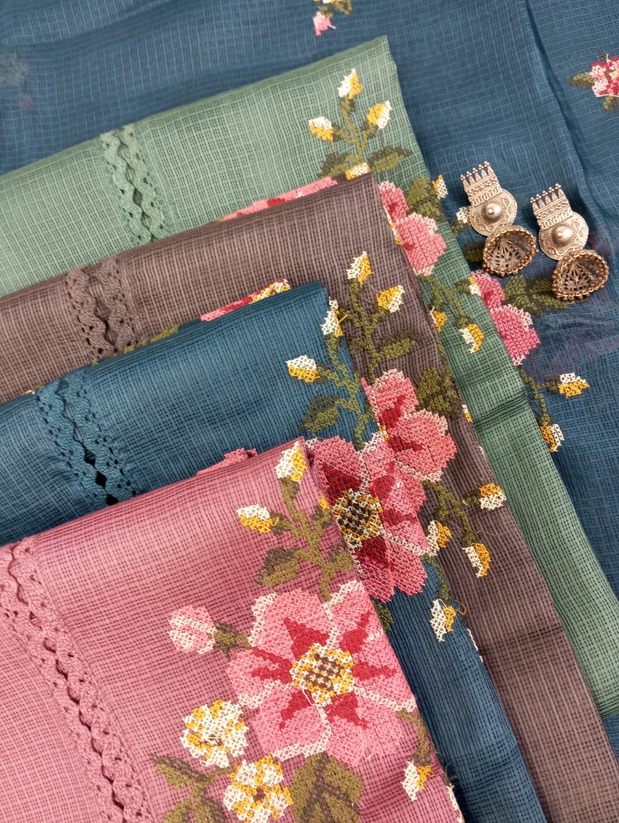 NOOR-Unstitched Kota Suit Set